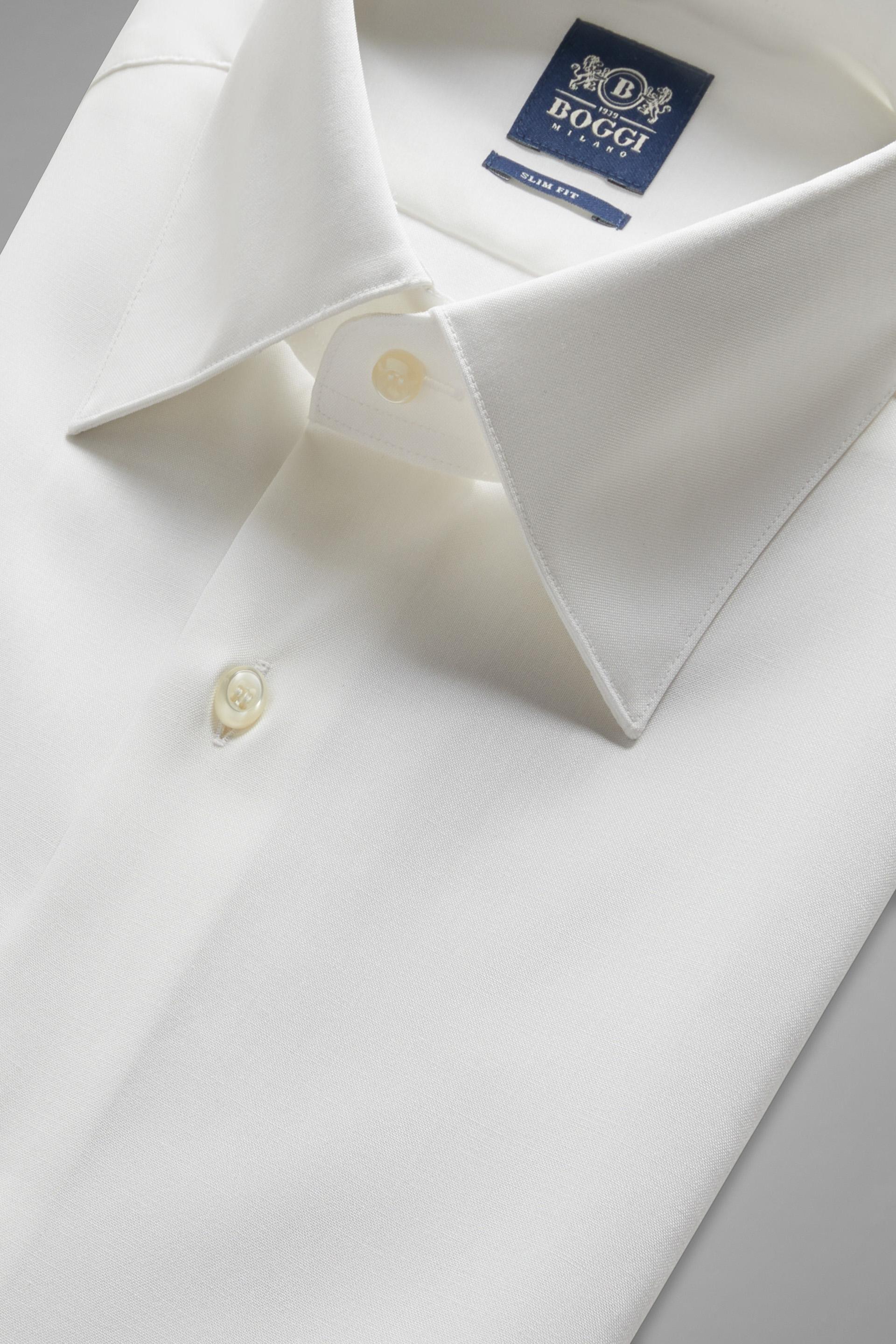 White Slim Shirt, , large image number 1