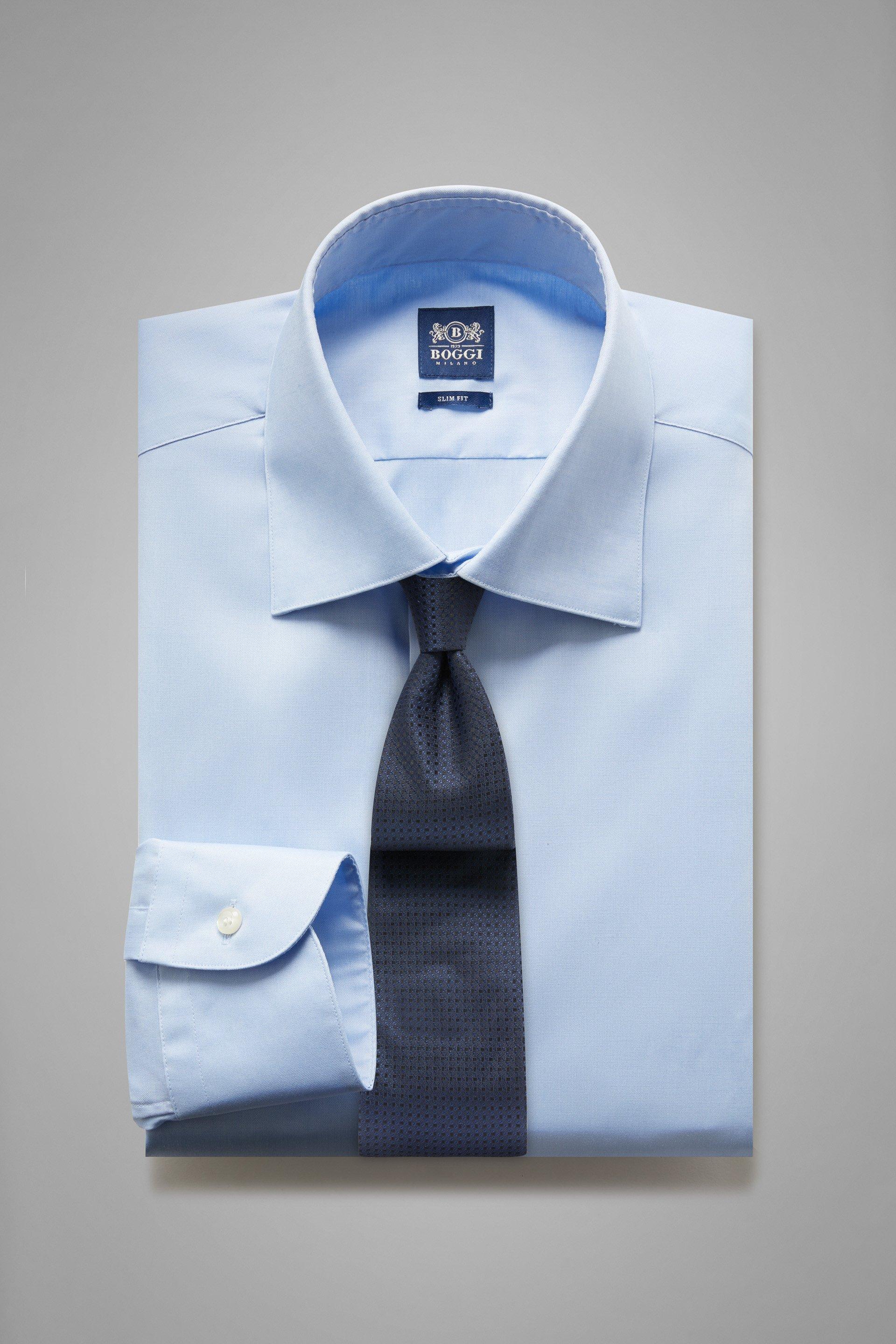 Slim Plain Formal Shirt, , large image number 0