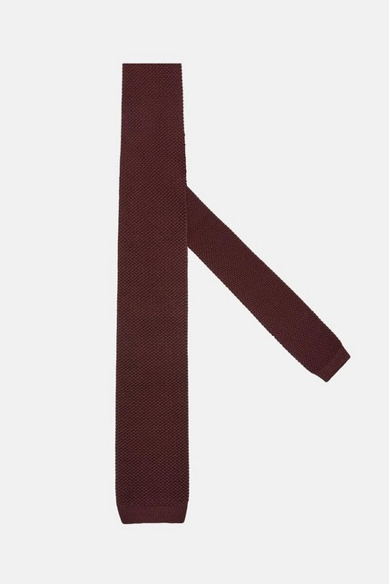 Boggi Milano - Burgundy Knitted Tie