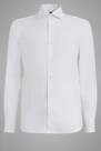 Boggi Milano - White Slim Cotton Pinspot Shirt