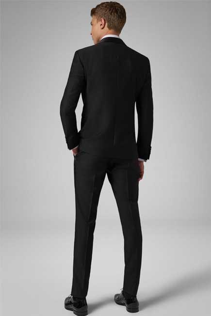 Black Extra Slim Hollywood Dinner Suit, , large image number 7