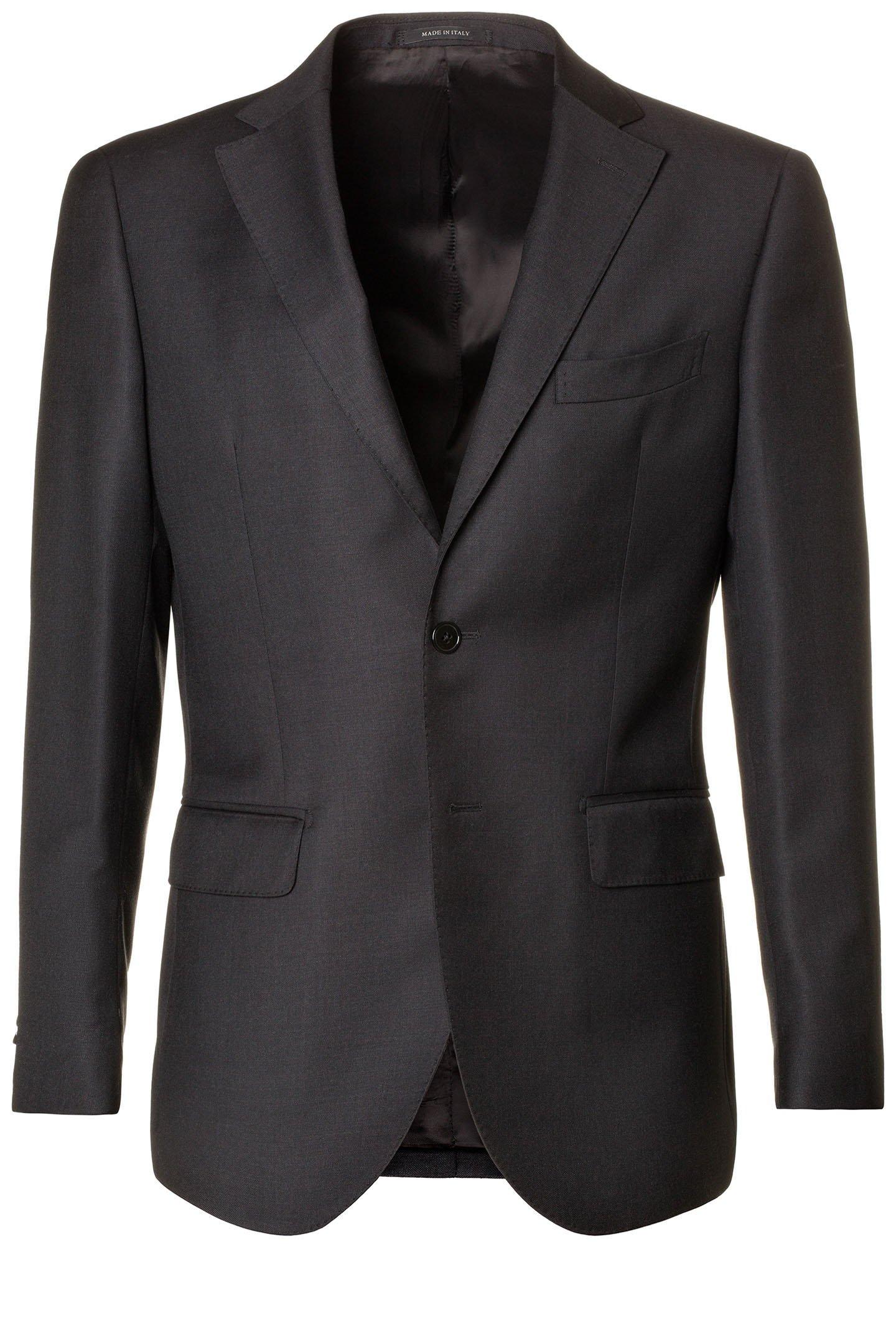 Grey Super 130 Wool Suit, , large image number 1