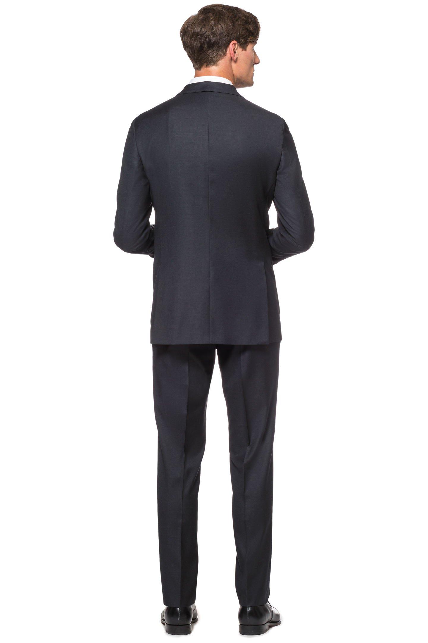 Grey Super 130 Wool Suit, , large image number 2