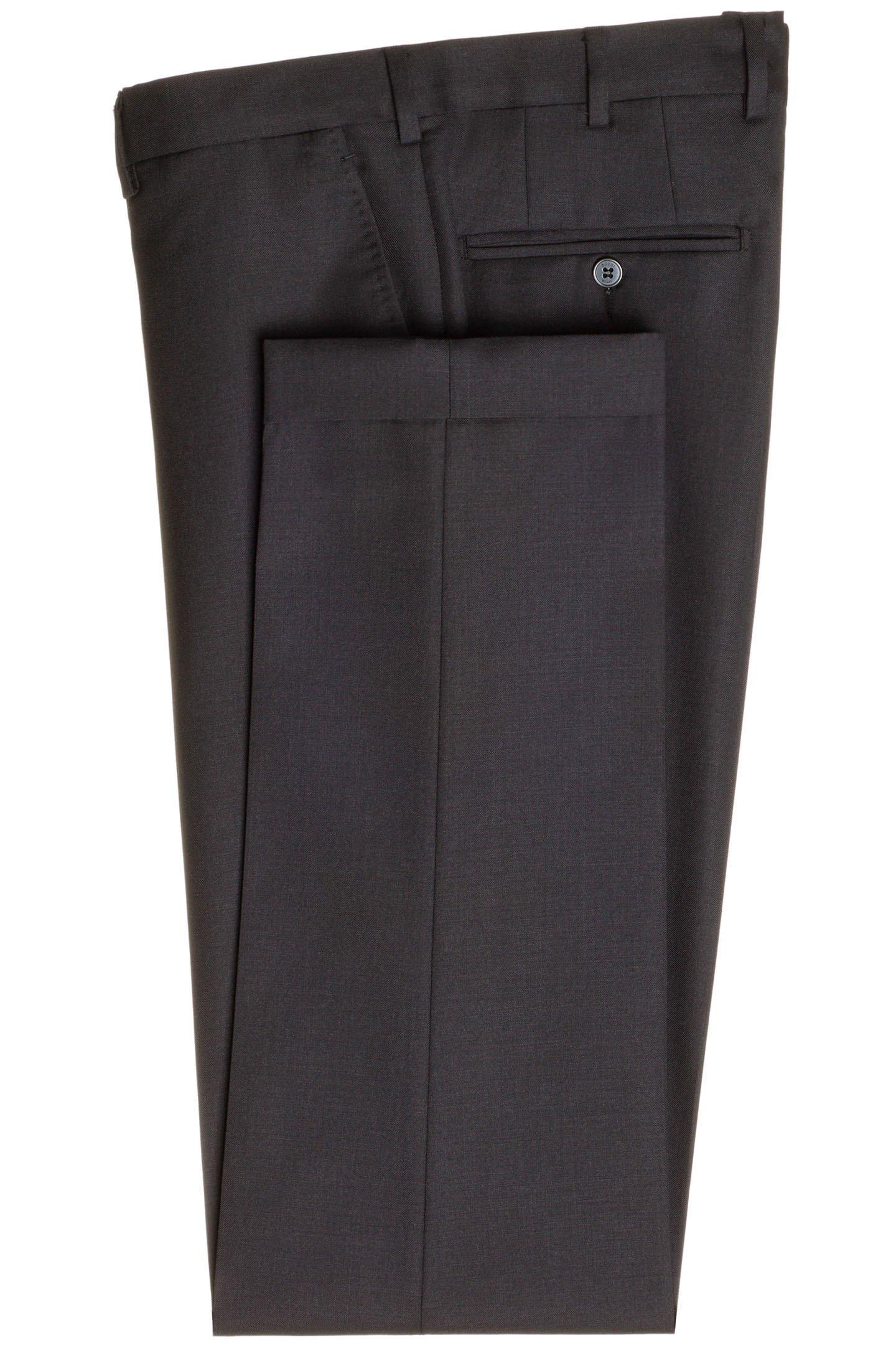 Grey Super 130 Wool Suit, , large image number 4