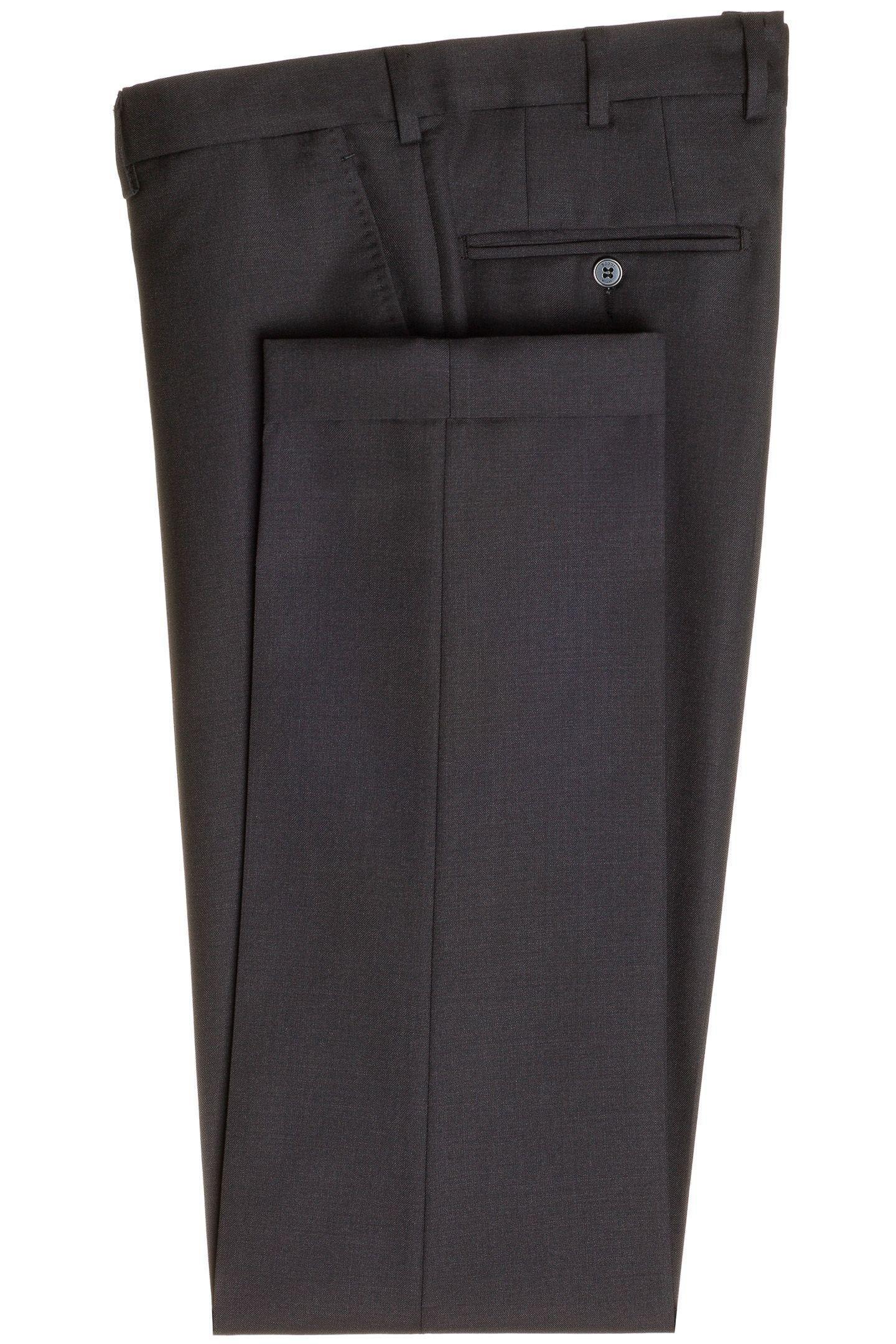 Grey Super 130 Wool Suit, , large image number 6