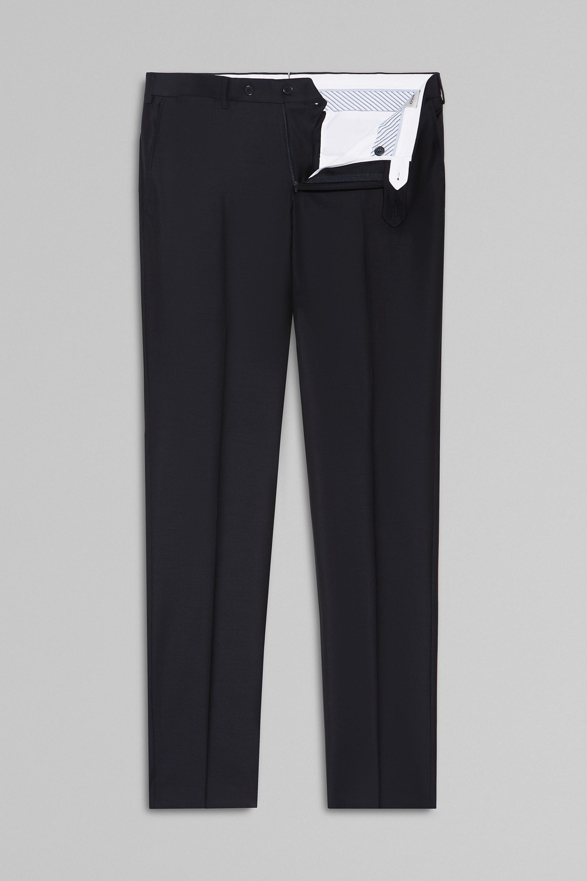 Boggi Milano - Navy Super 130 Wool Trousers