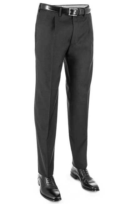Super 130 Pure Wool Pants Grey, , large image number 0
