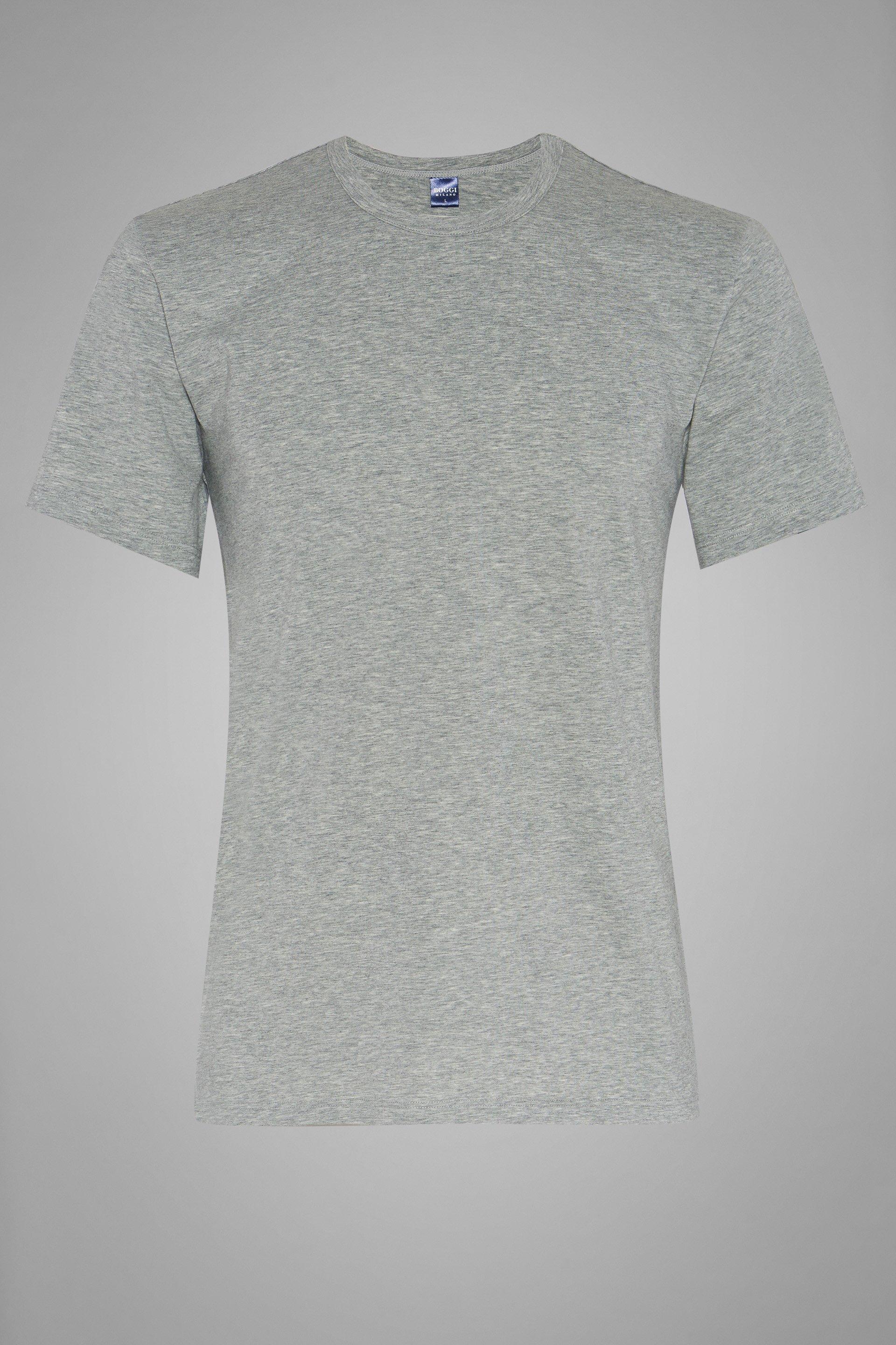 Stretch Cotton Jersey T-Shirt, Grey, large image number 1