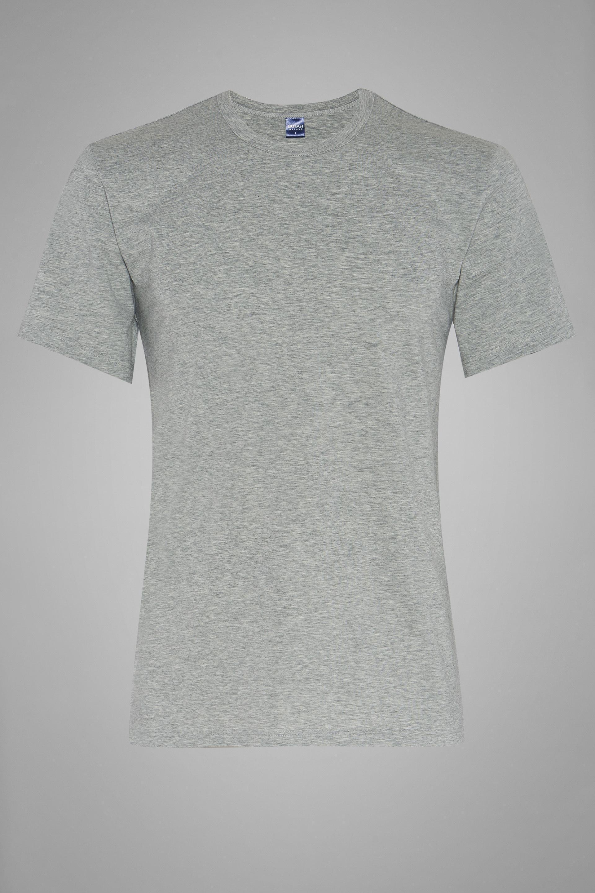 Stretch Cotton Jersey T-Shirt, Grey, large image number 2