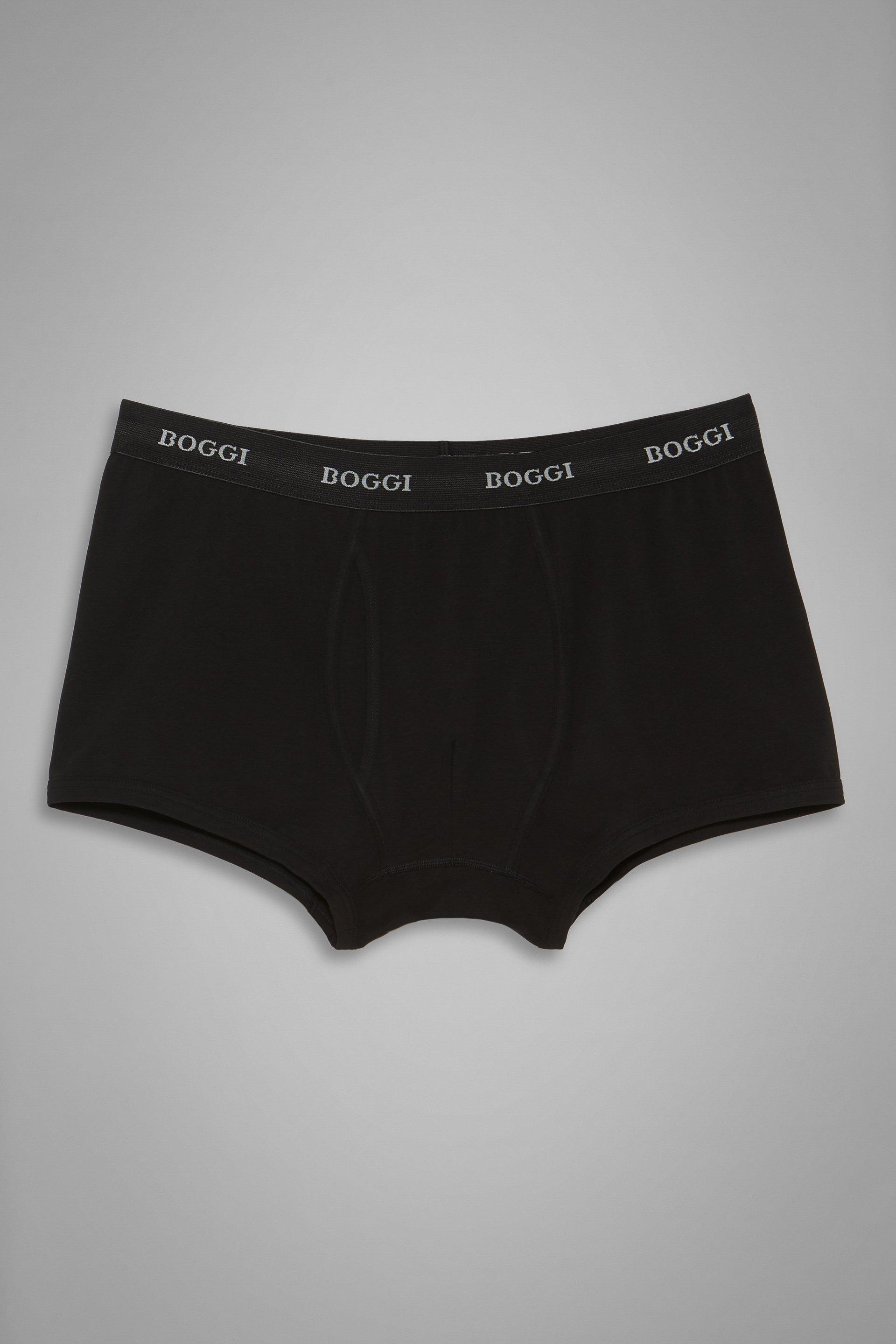 Boxer Shorts in Stretch Cotton Jersey, Black, Black, large image number 7