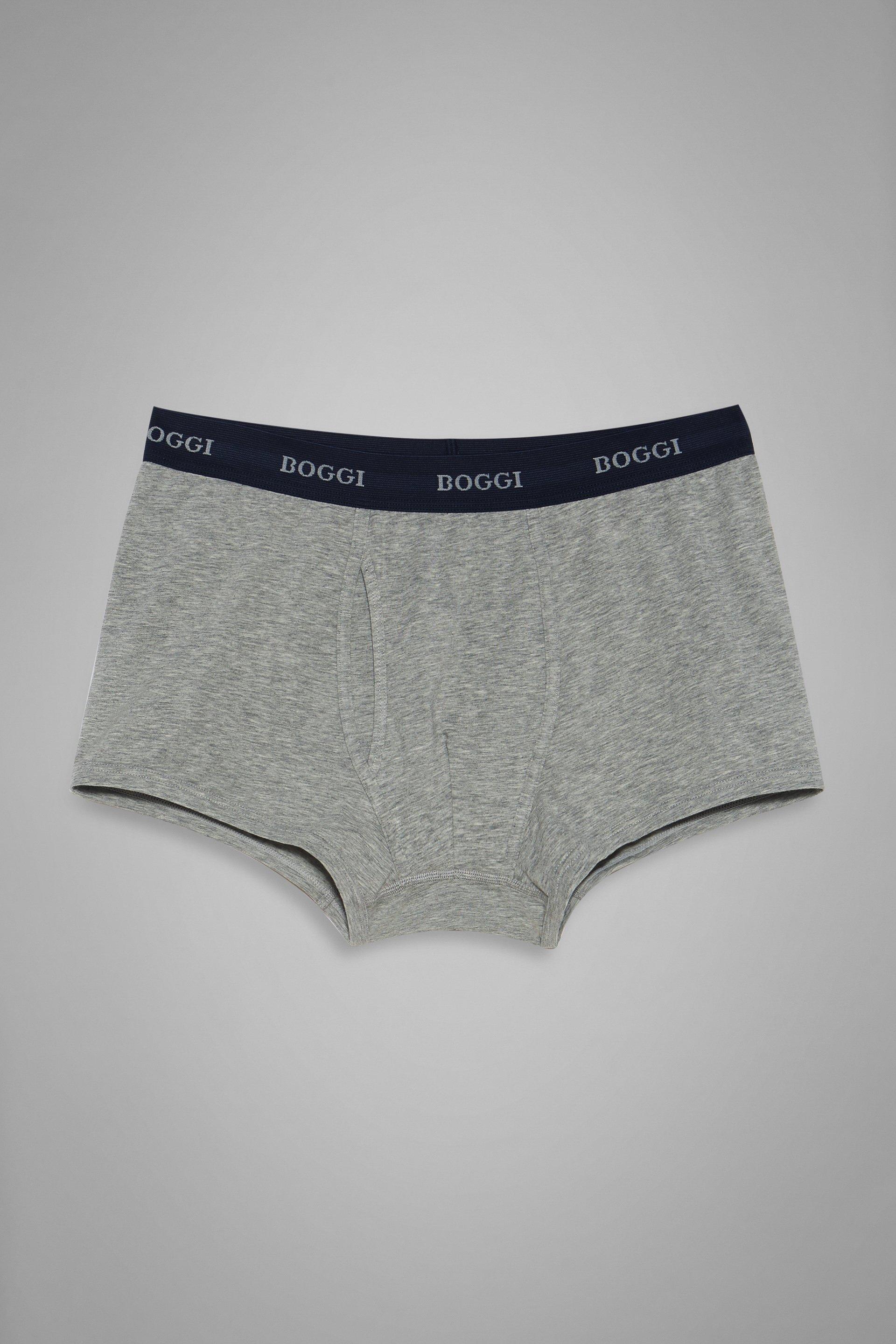 Stretch Cotton Jersey Boxer Shorts Grey, Grey, large image number 6