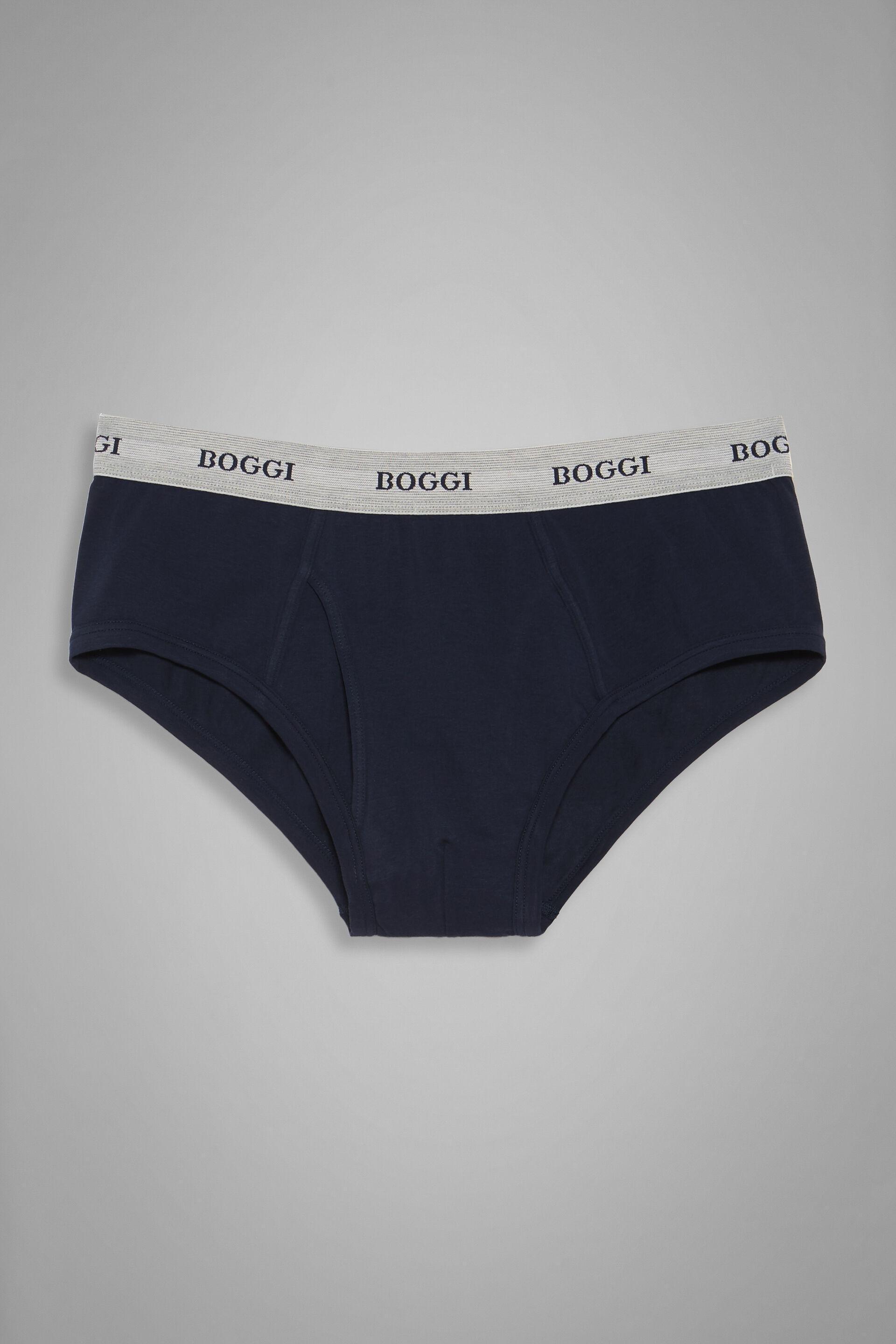 بوكسر قطن جيرسي كحلي, Navy blue, large image number 4