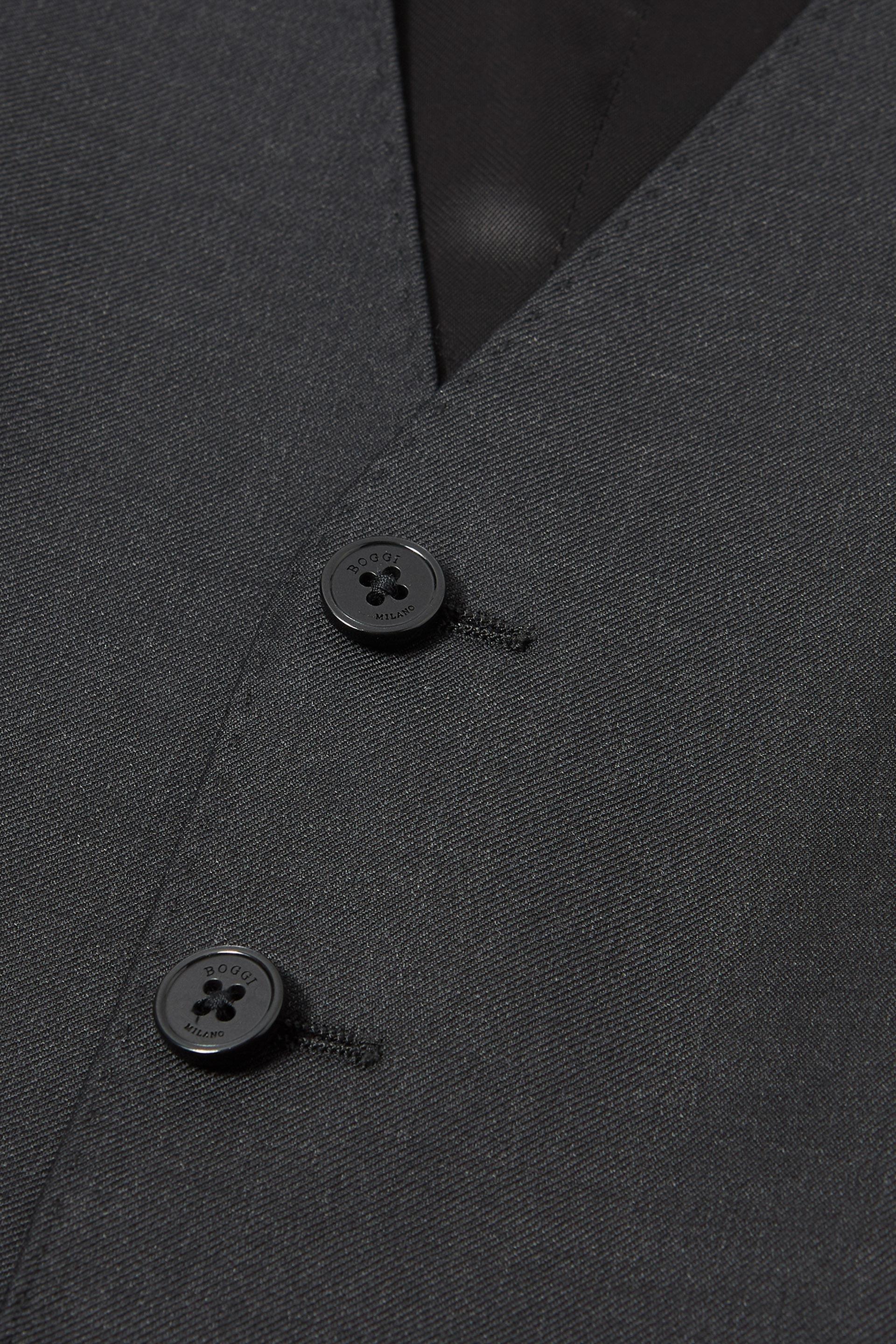 Boggi Milano - Black Wool Suit Waistcoat