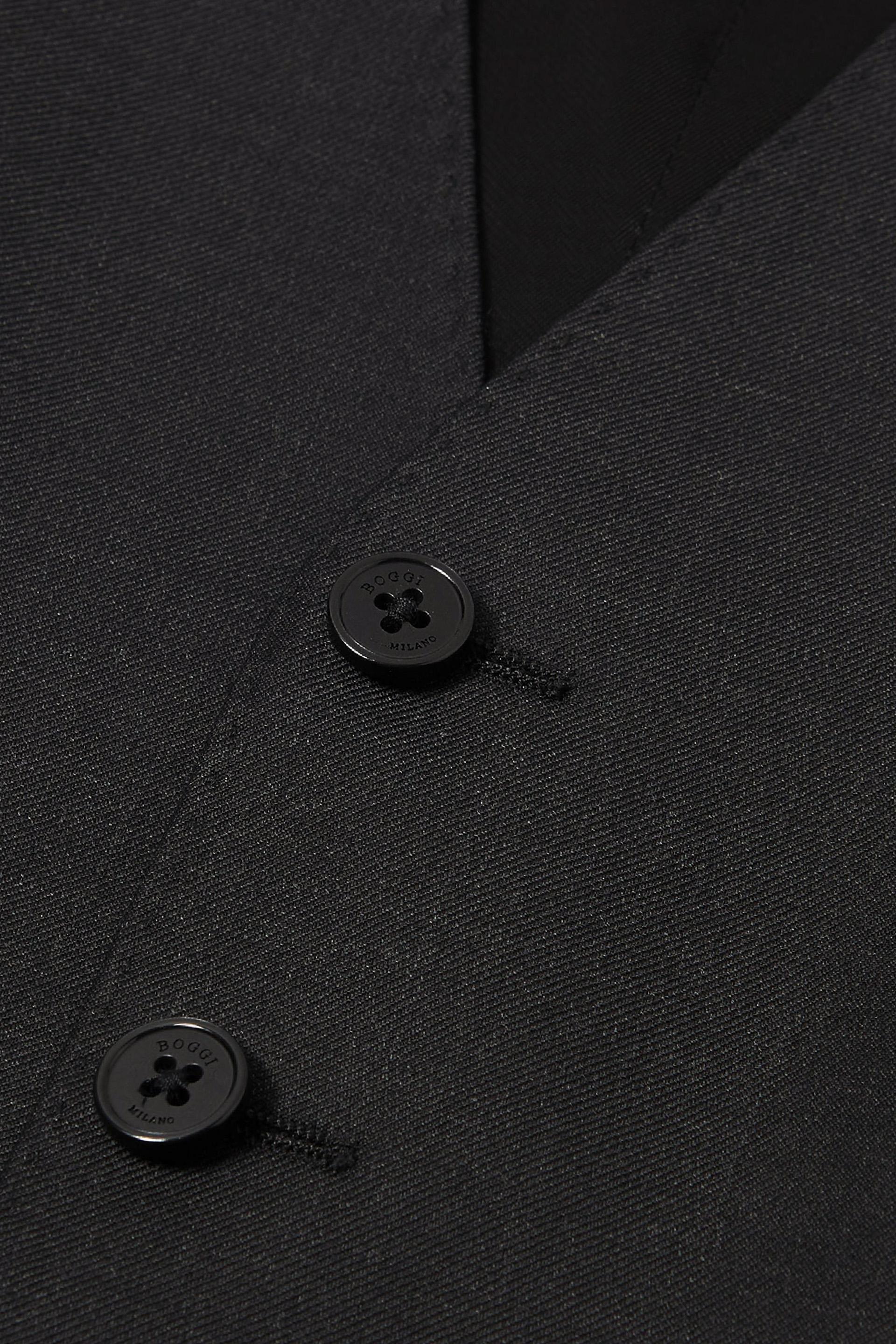 Boggi Milano - Black Wool Suit Waistcoat