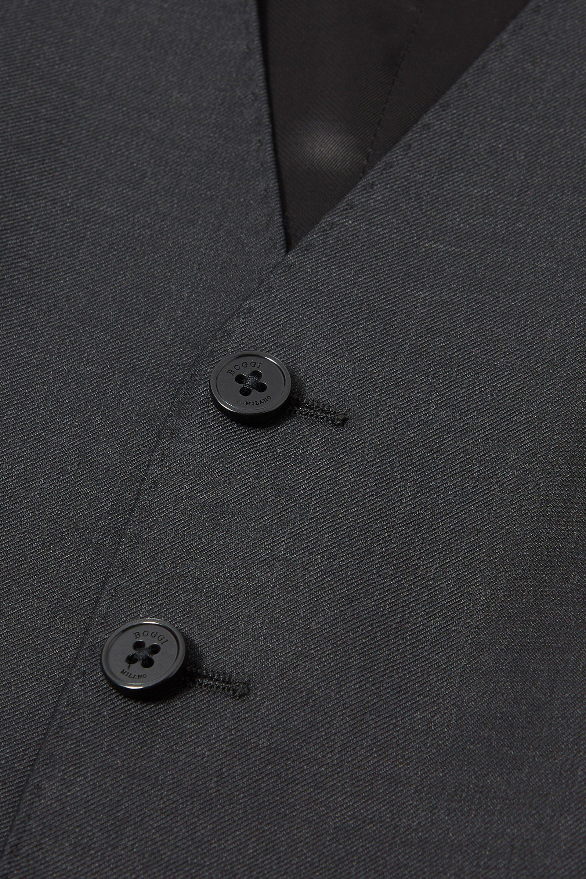 Boggi Milano - Black Wool Suit Waistcoat