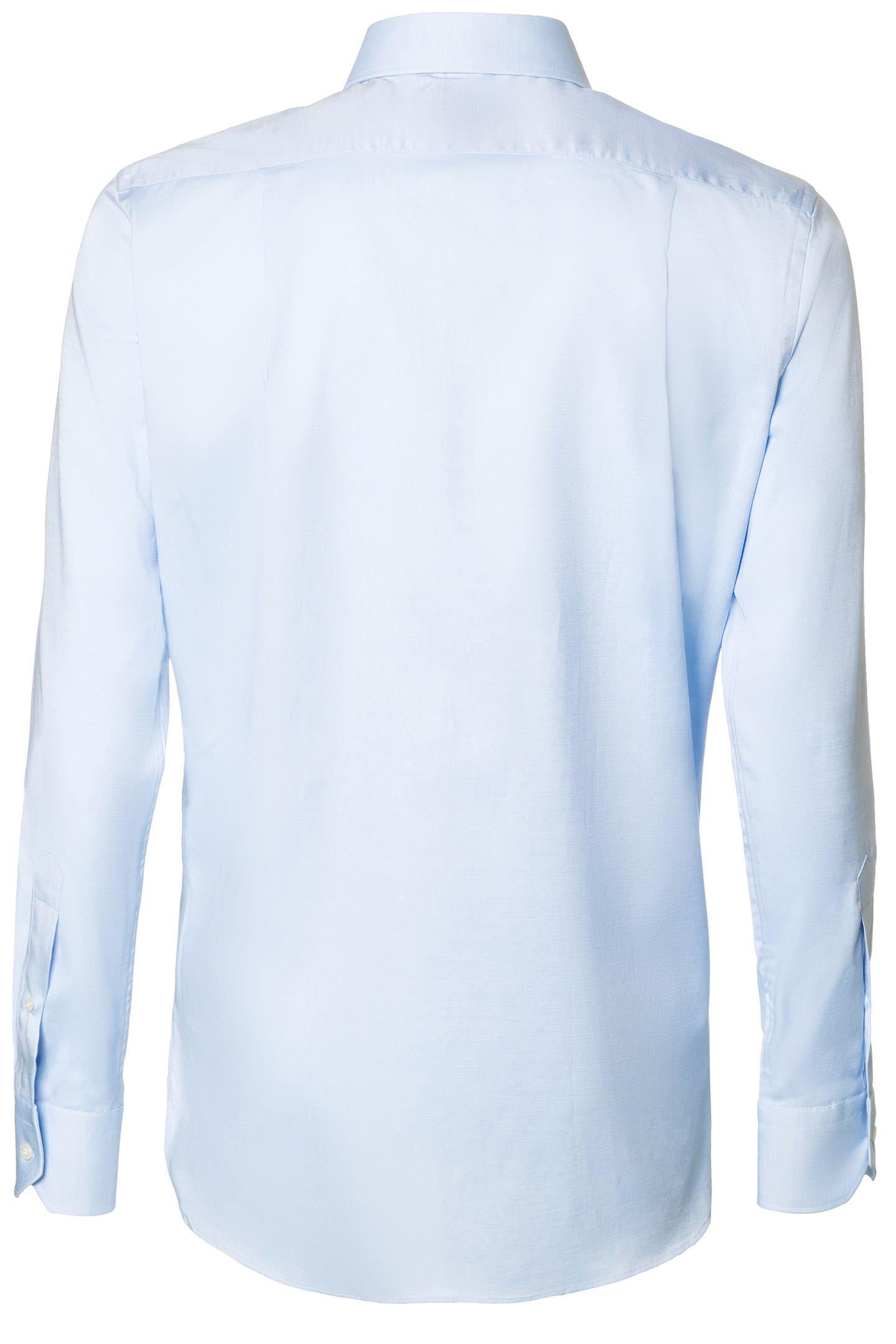 Pin Point Cotton Shirt Cutaway Collar Tailored Fit, Light blue, large image number 2