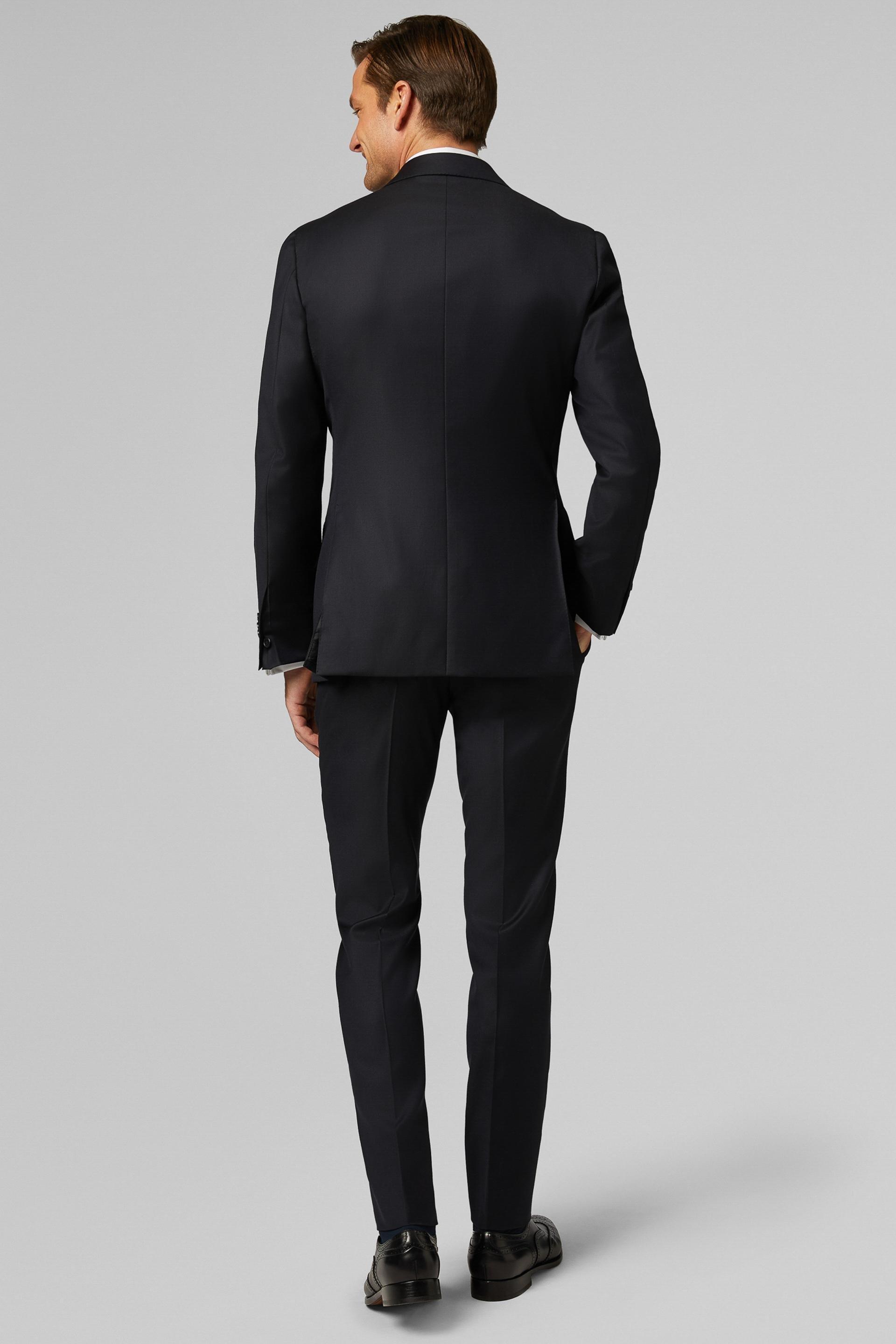 Blue Four-Season Wool Napoli Suit, Blue, medium