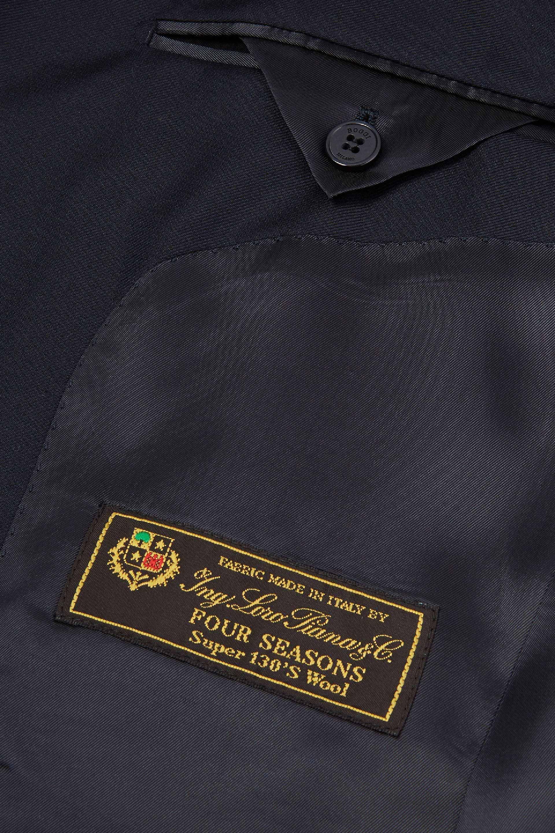 Blue Four-Season Wool Napoli Suit, Blue, large image number 3