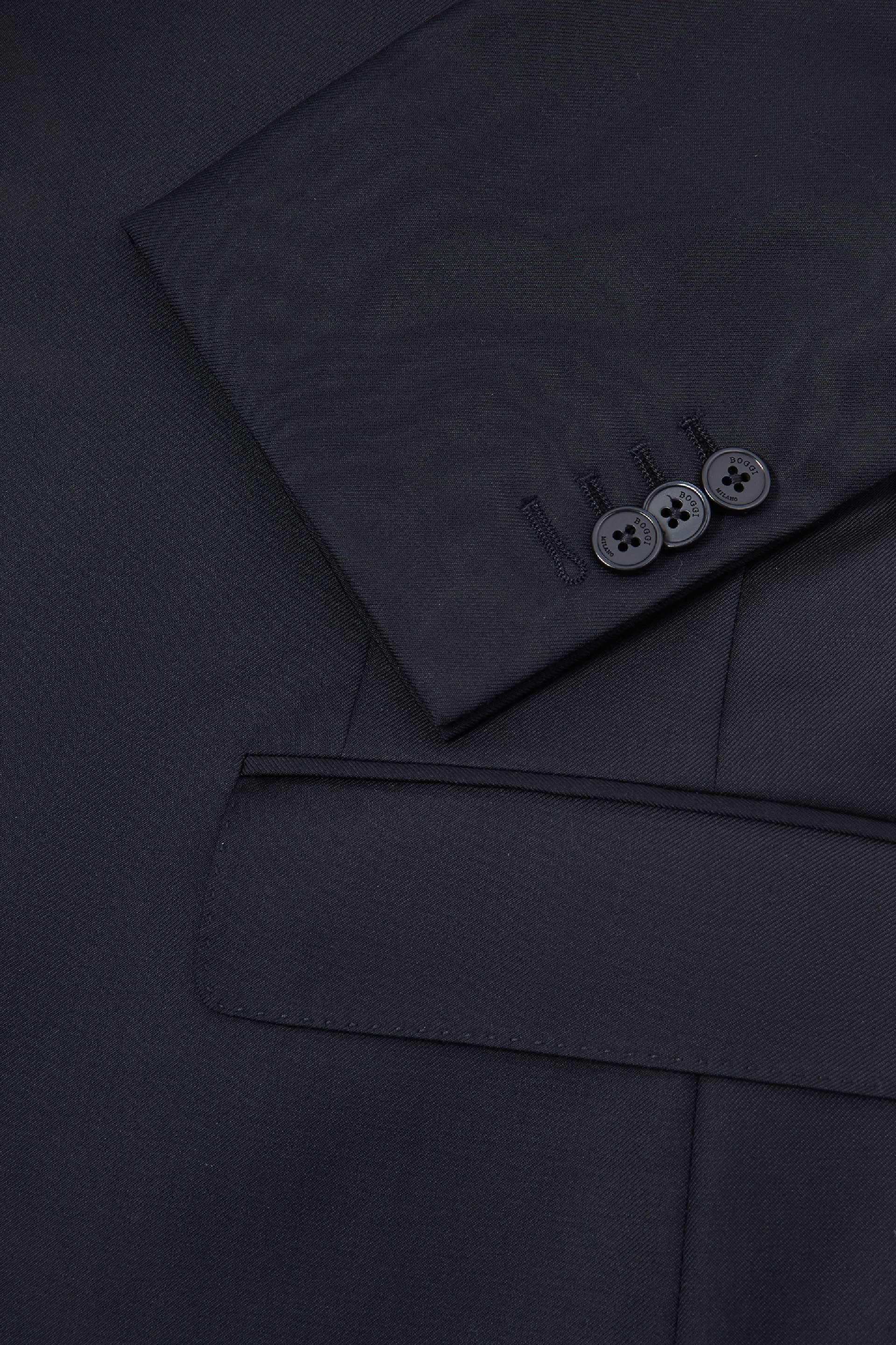 Blue Four-Season Wool Napoli Suit, Blue, large image number 4