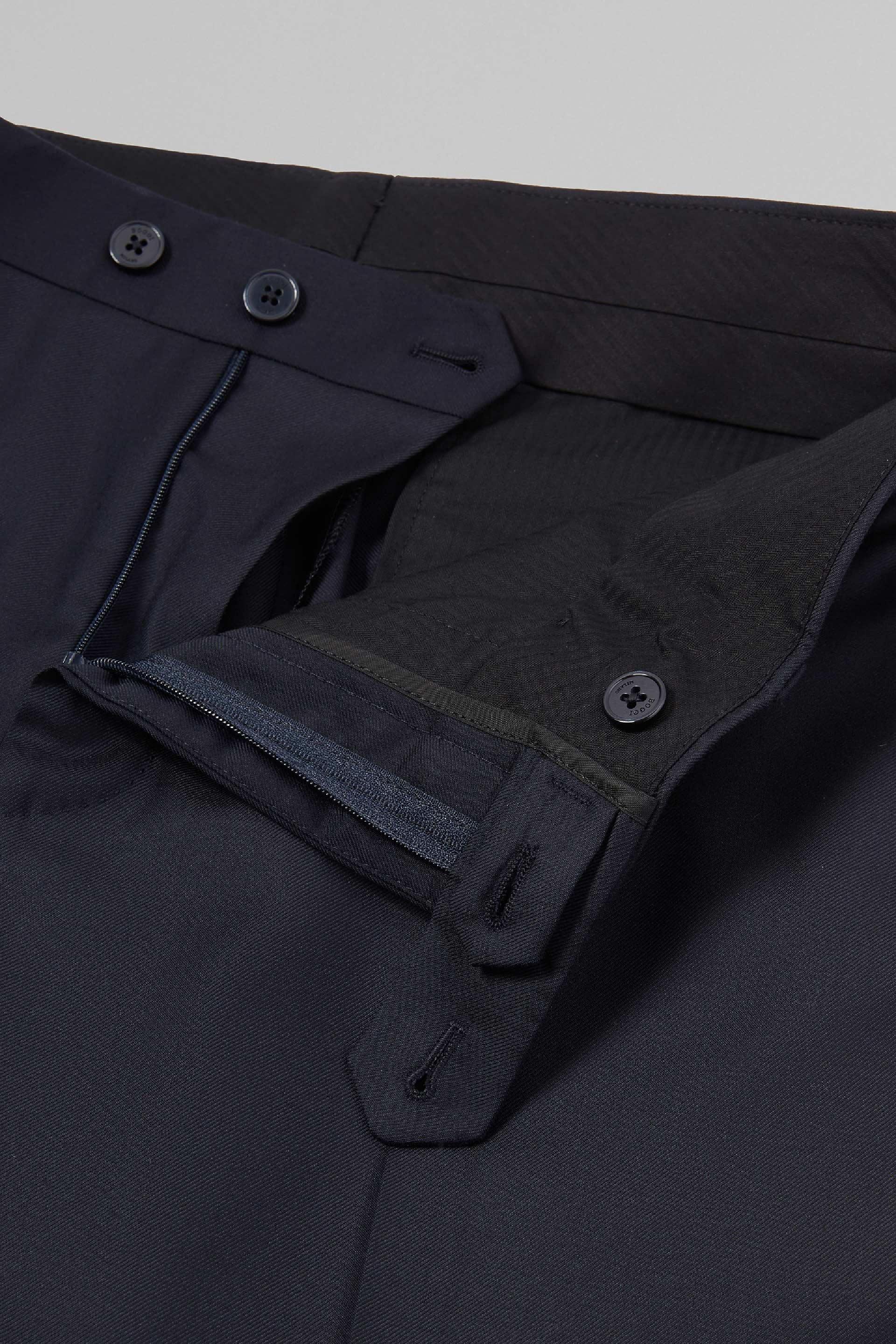 Blue Four-Season Wool Napoli Suit, Blue, large image number 5