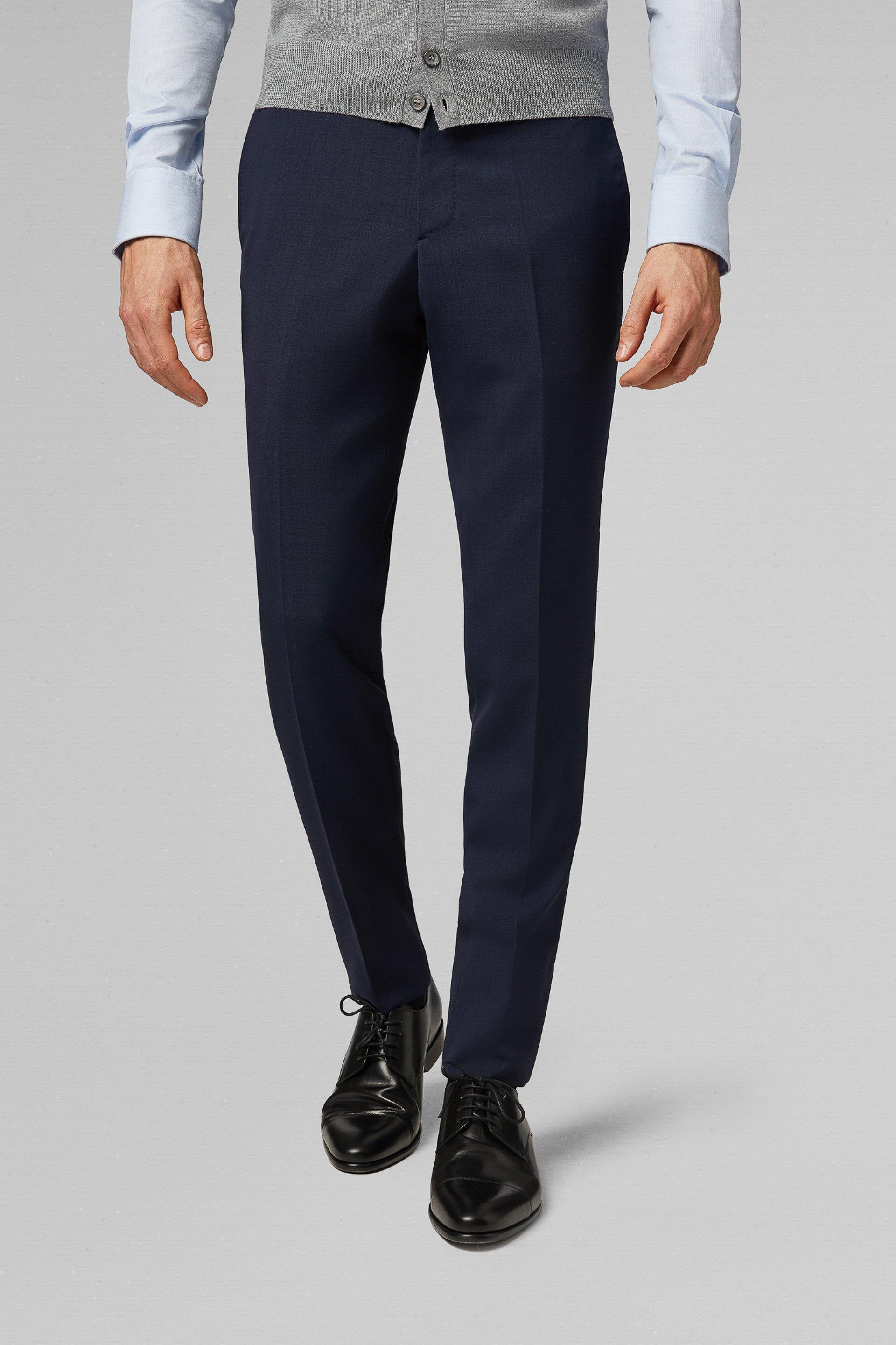 Blue Travel Suit Trousers, , large image number 0