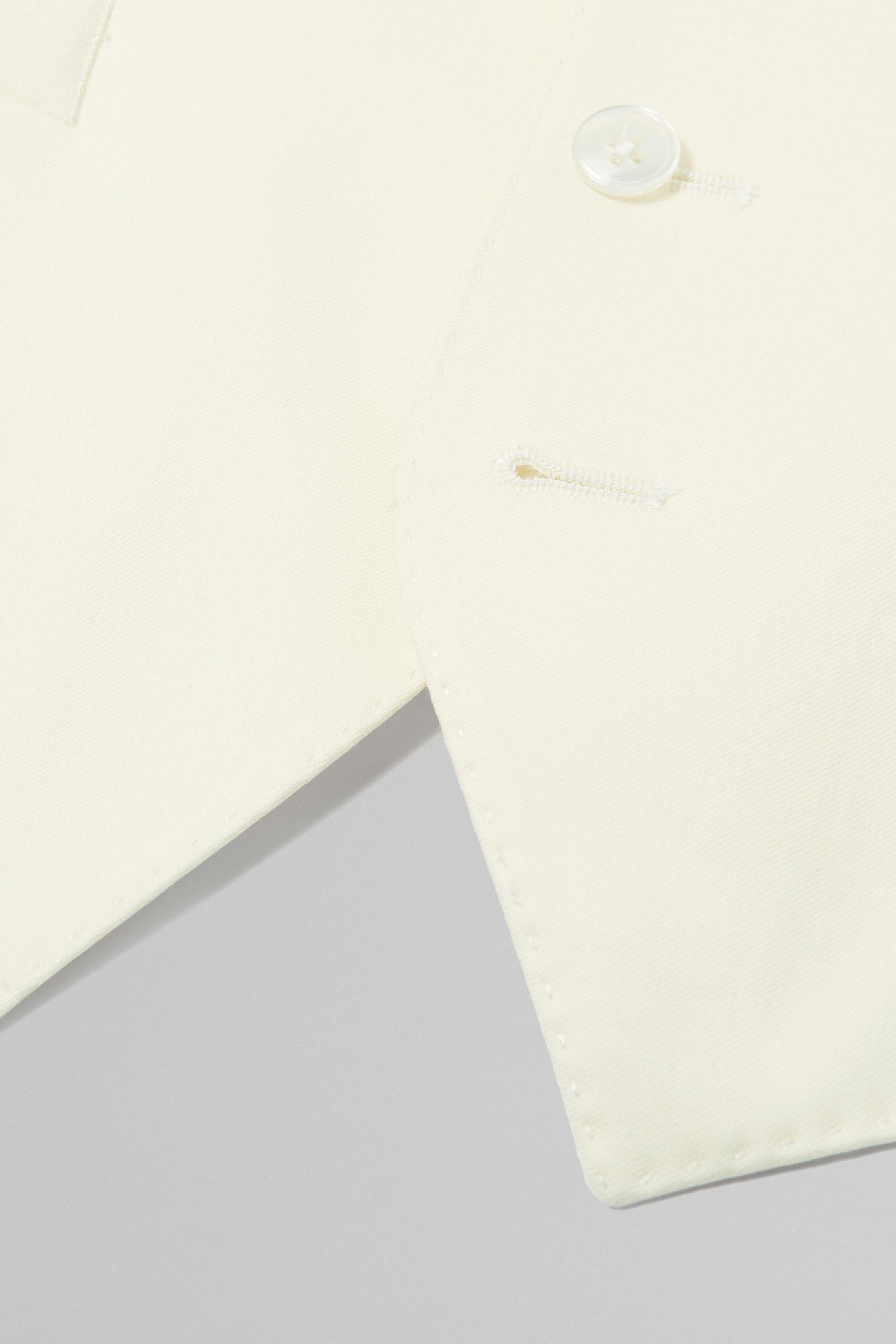 Cream Wool Waistcoat White, Cream, large image number 8