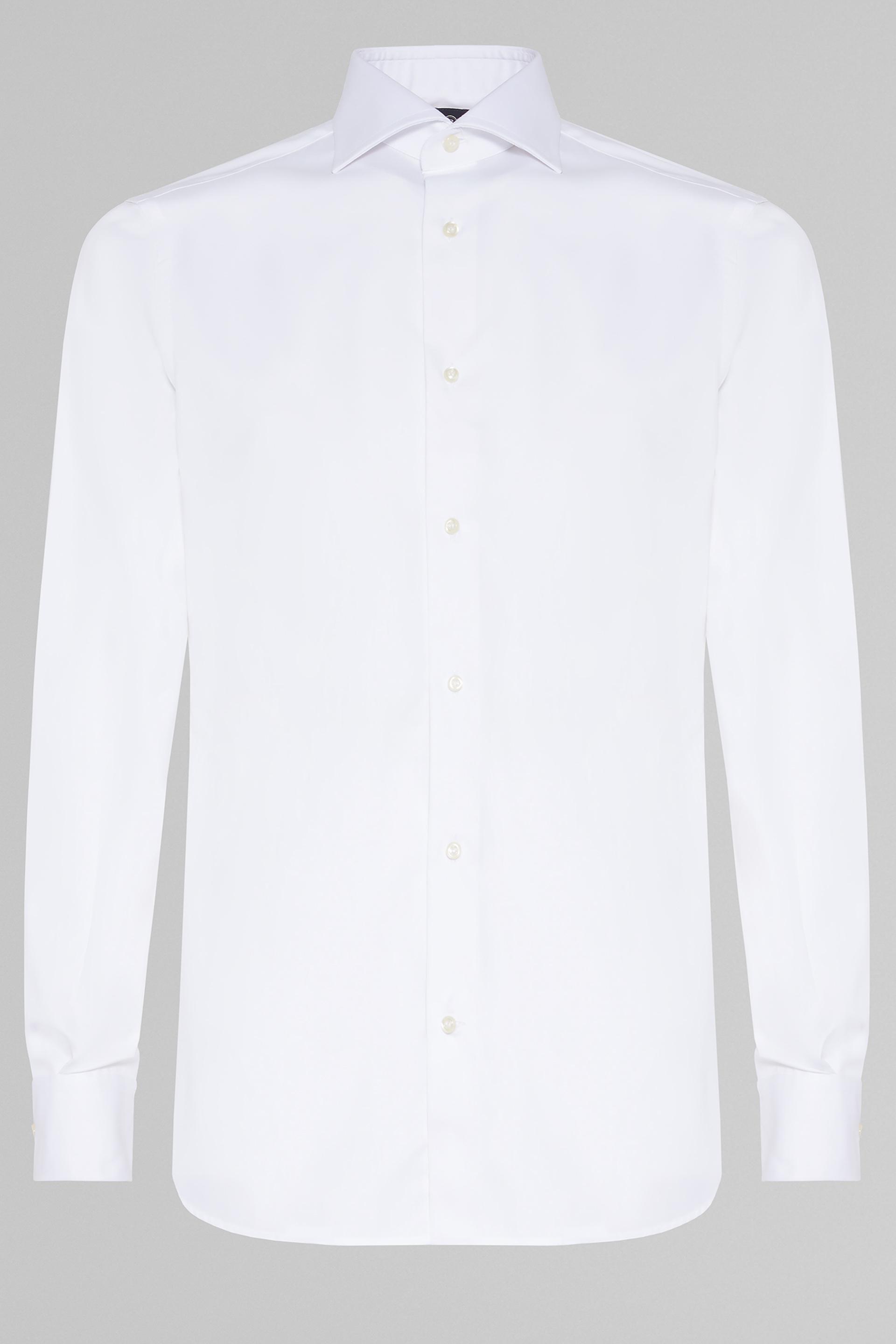 White Pinpoint Cotton Shirt, , large image number 2
