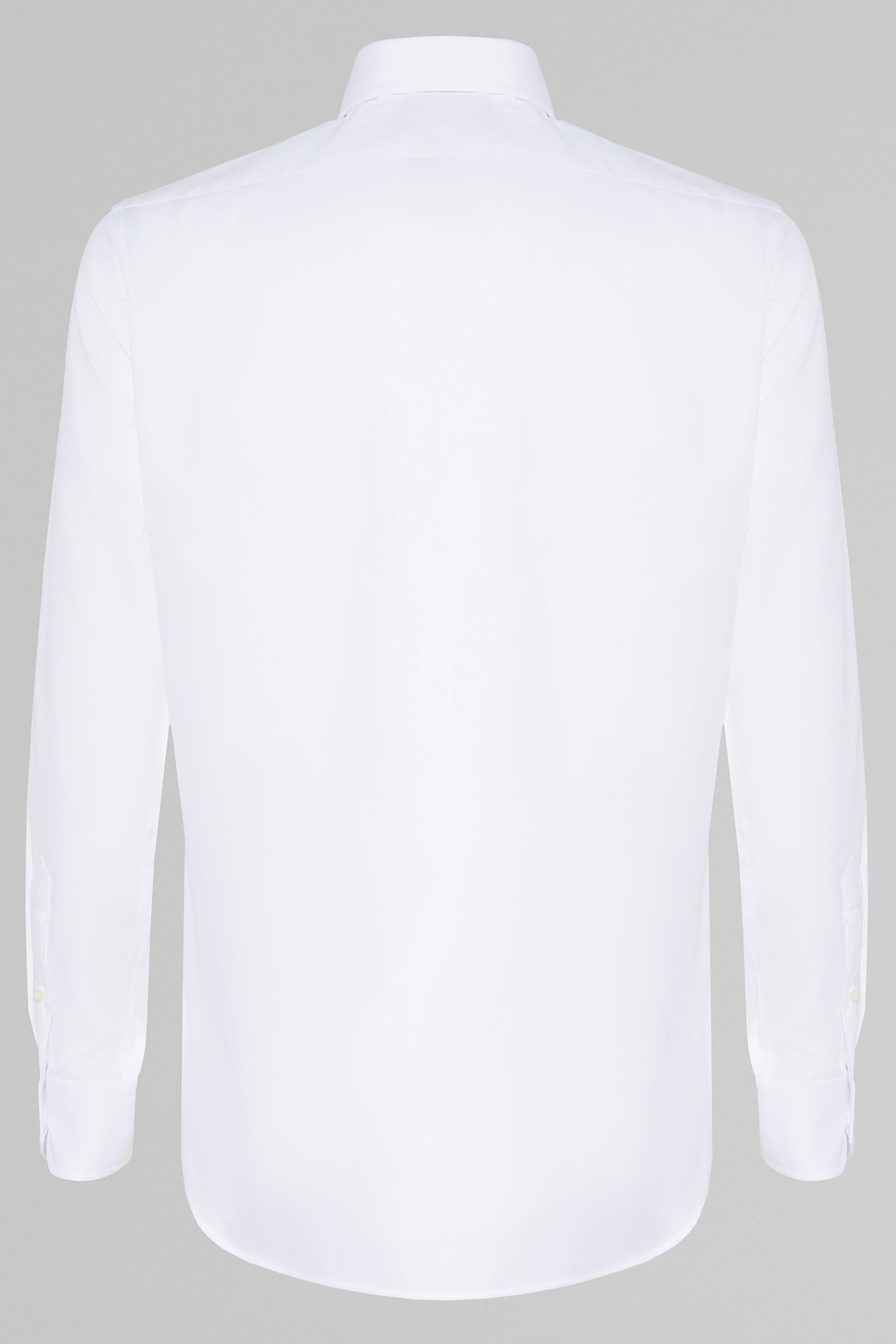 White Pinpoint Cotton Shirt, , large image number 3