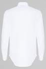 Boggi Milano - قميص قطن سليم مطاطي أبيض