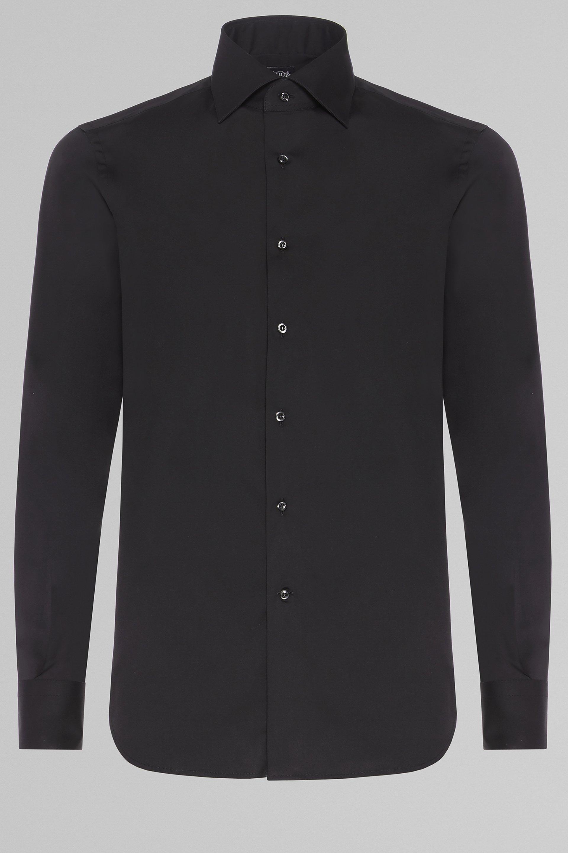 Boggi Milano - Black Slim Cotton Shirt