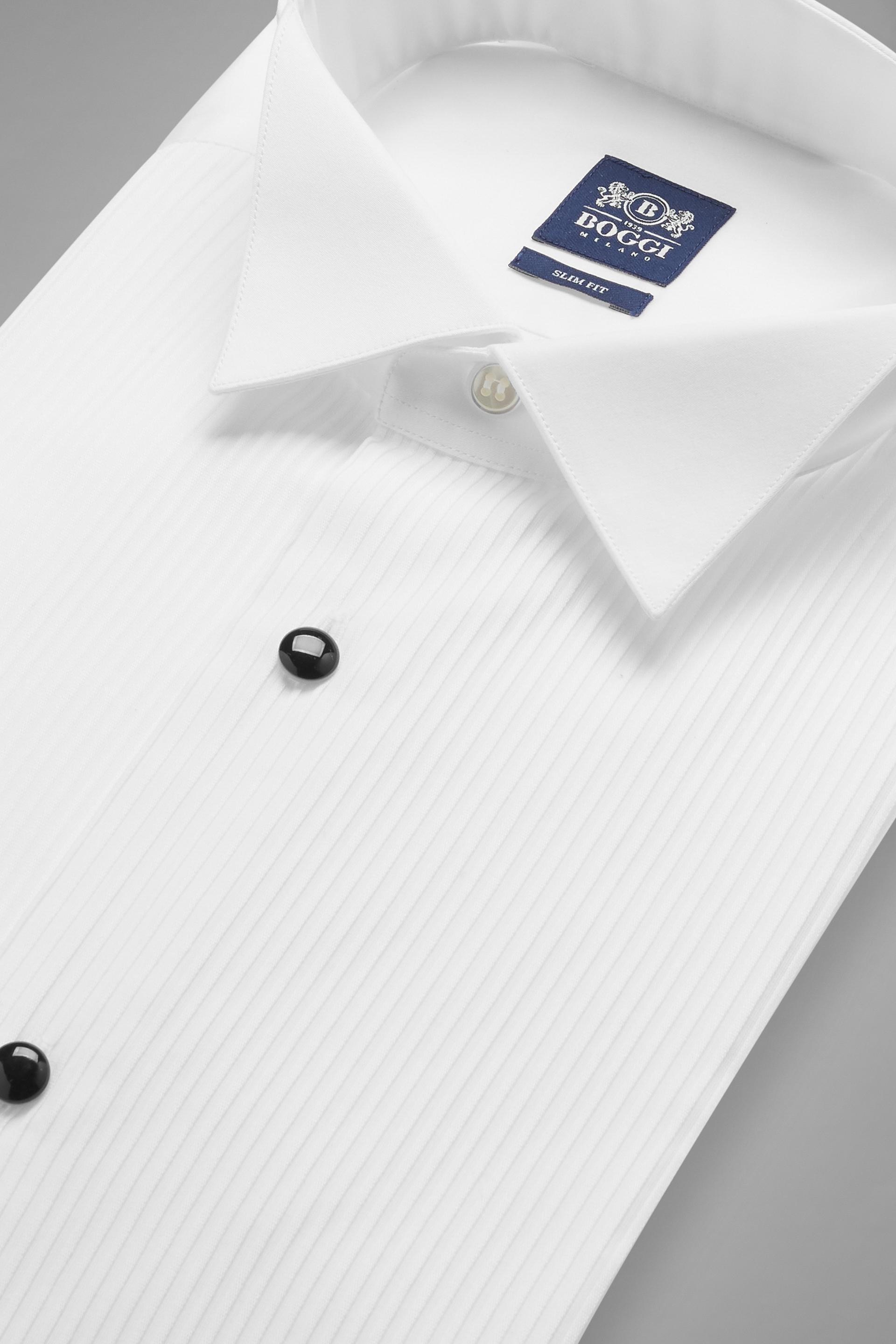 White Shirt With Wing Collar - Slim, , large image number 1