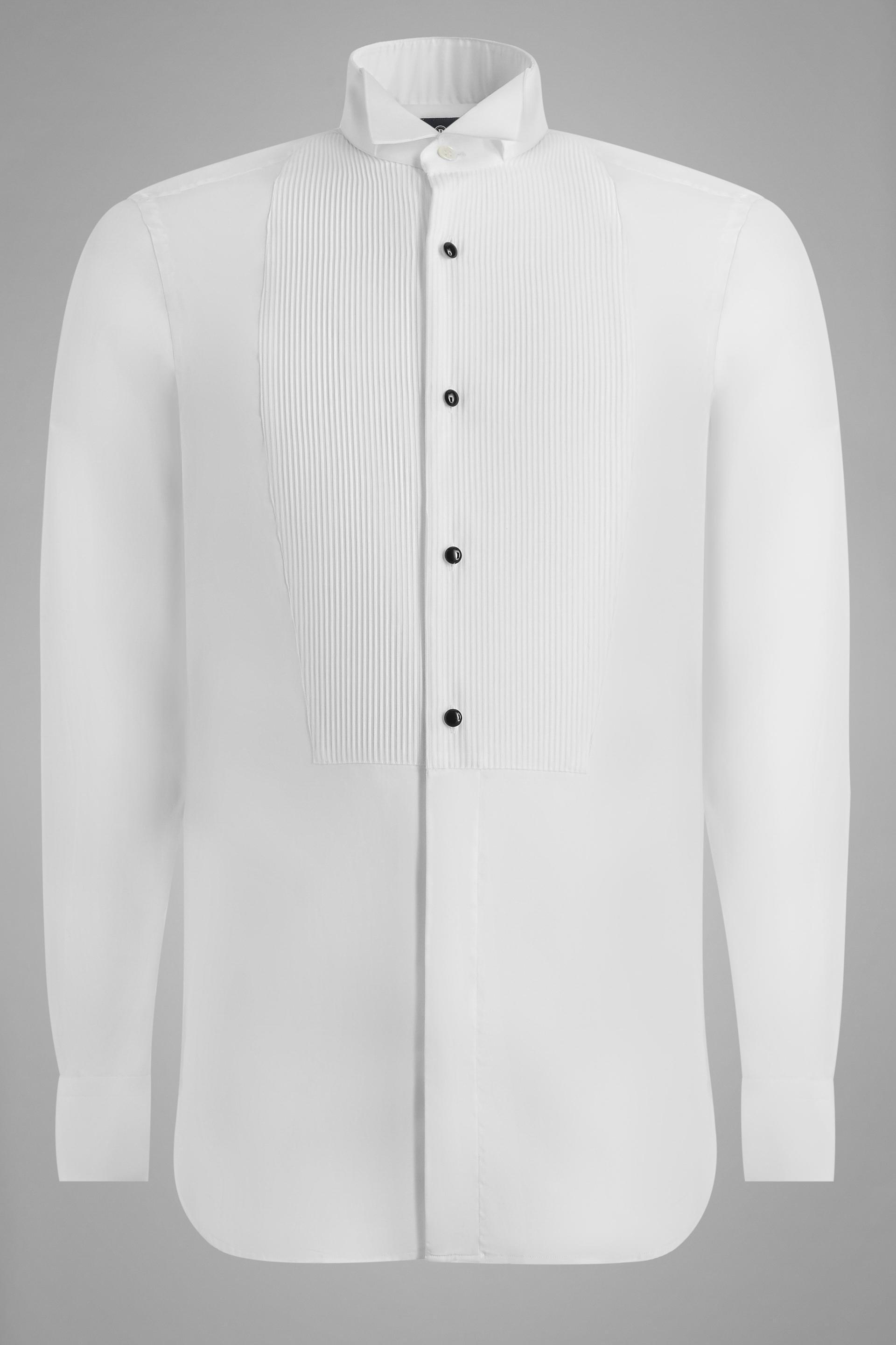 White Shirt With Wing Collar - Slim, , large image number 2