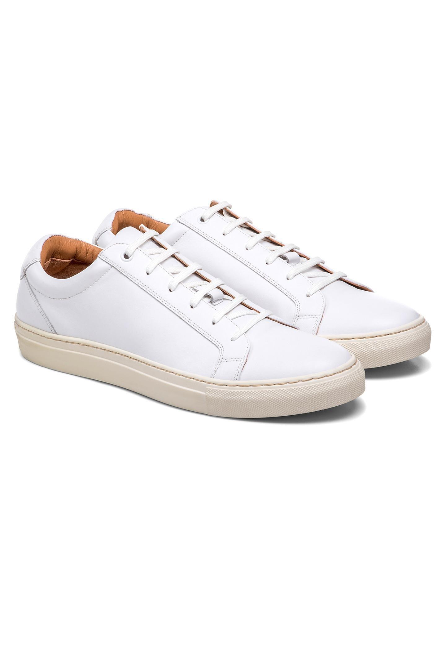 Leather Sneakers White, , large image number 4