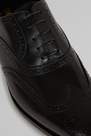 Boggi Milano - Black Oxford Shoes In Brogued Leather