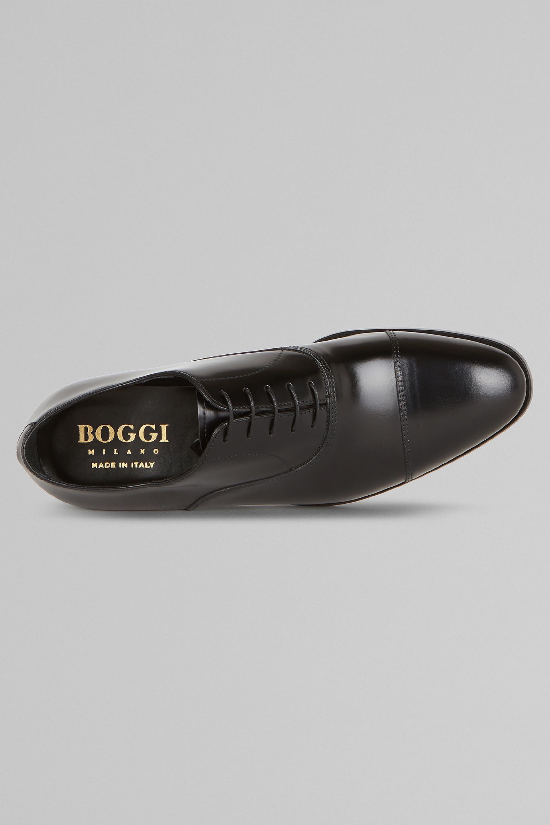 Boggi Milano - Black Leather Oxford Shoes