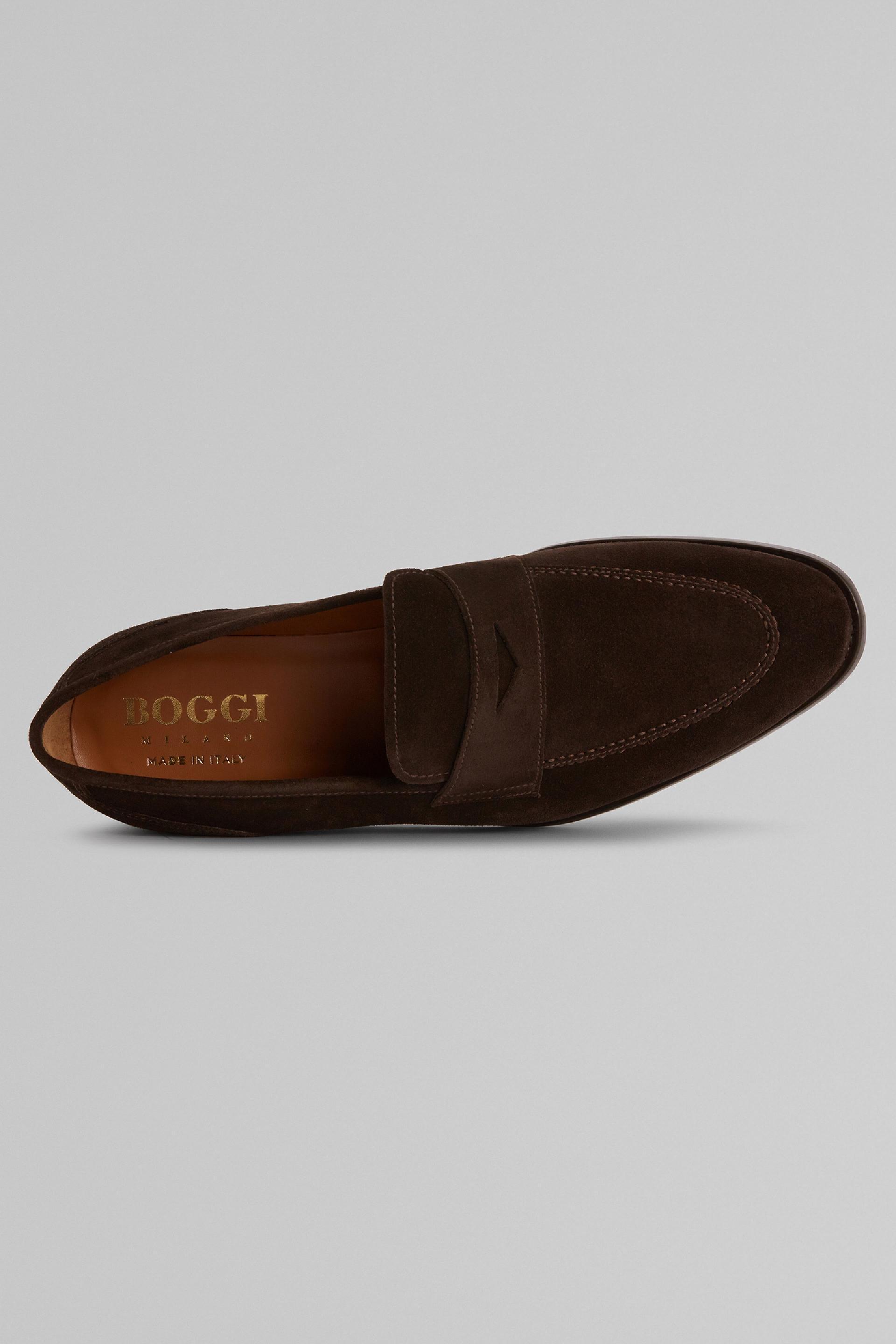 Brown Suede Loafers, , large image number 1