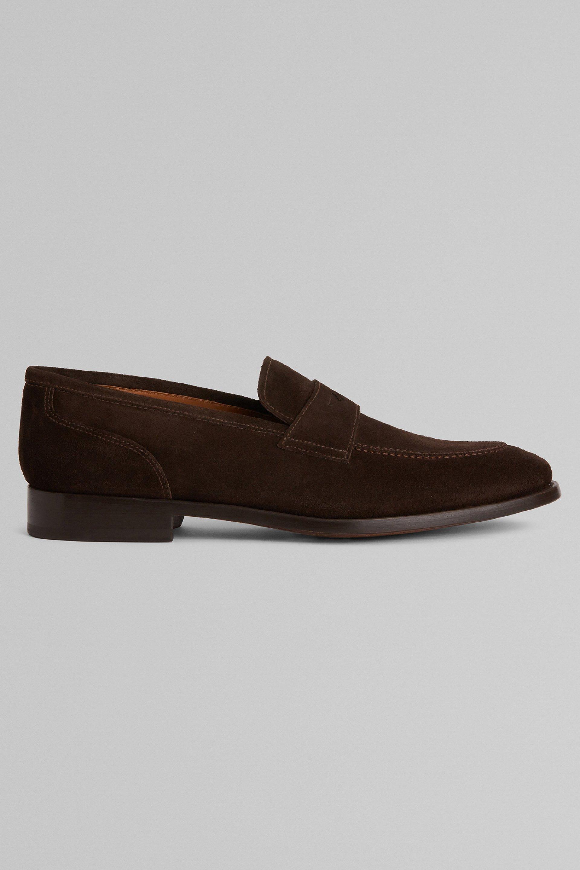 Brown Suede Loafers, , large image number 2