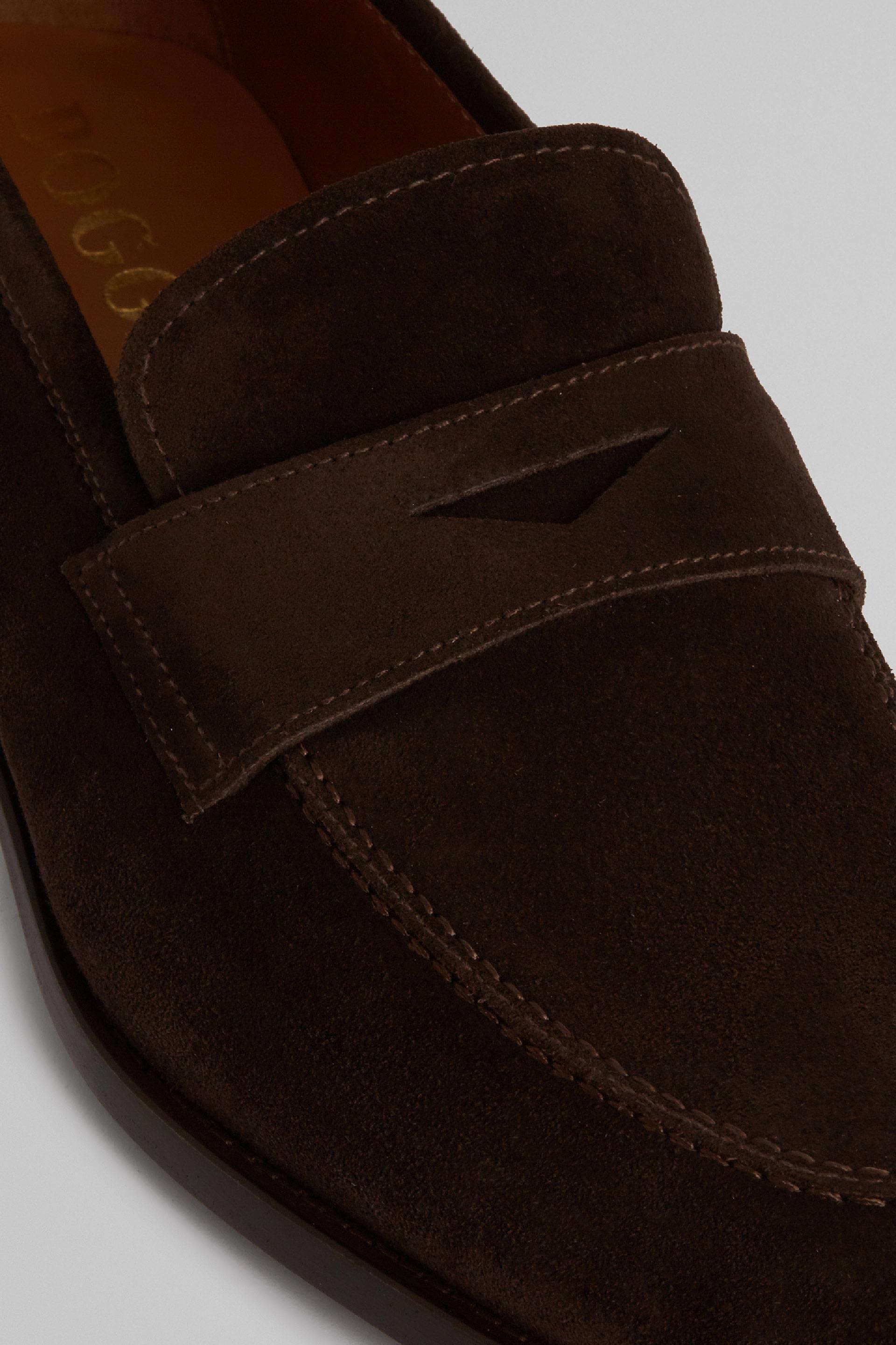 Brown Suede Loafers, , large image number 3