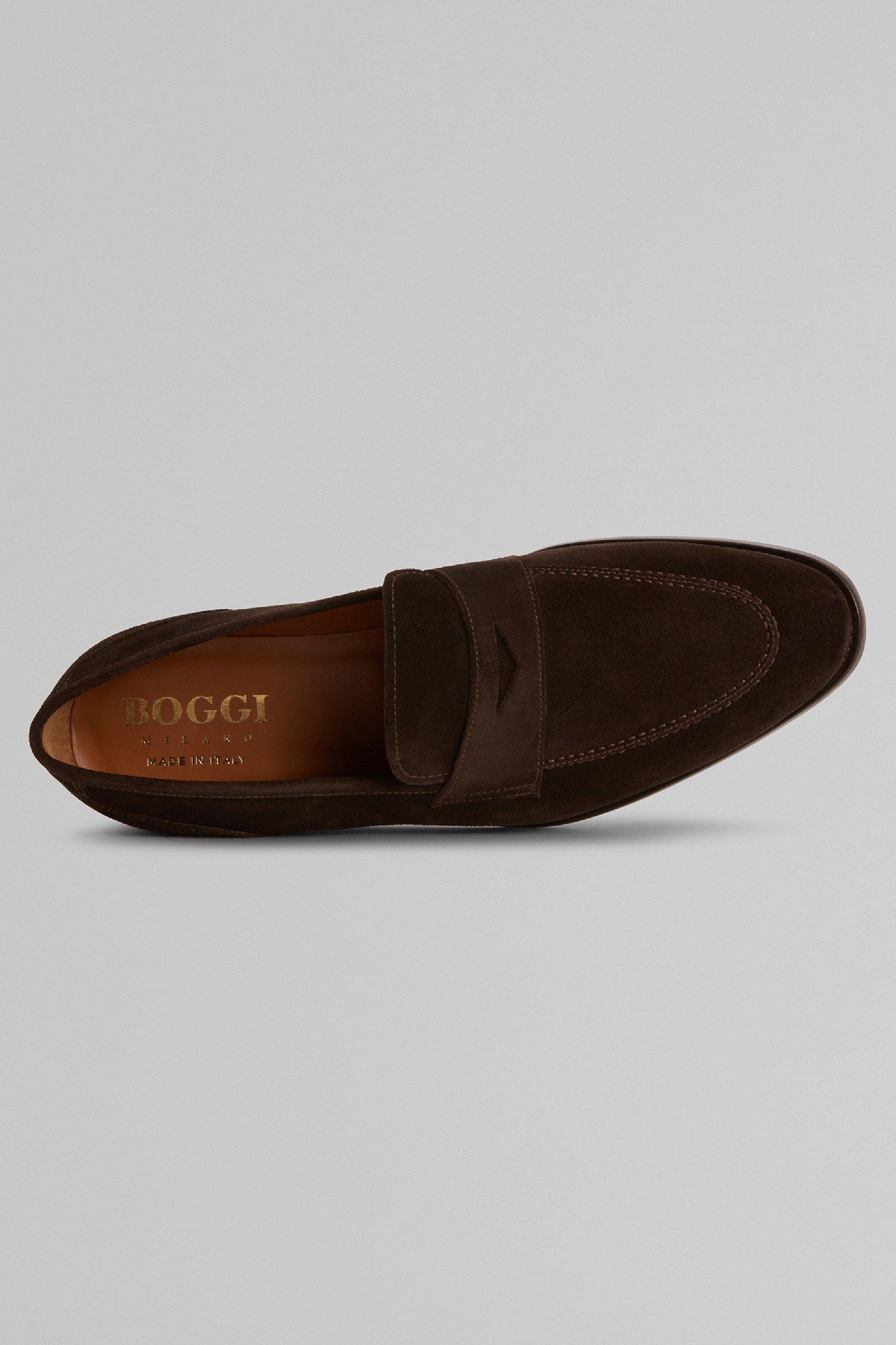 Brown Suede Loafers, , large image number 4