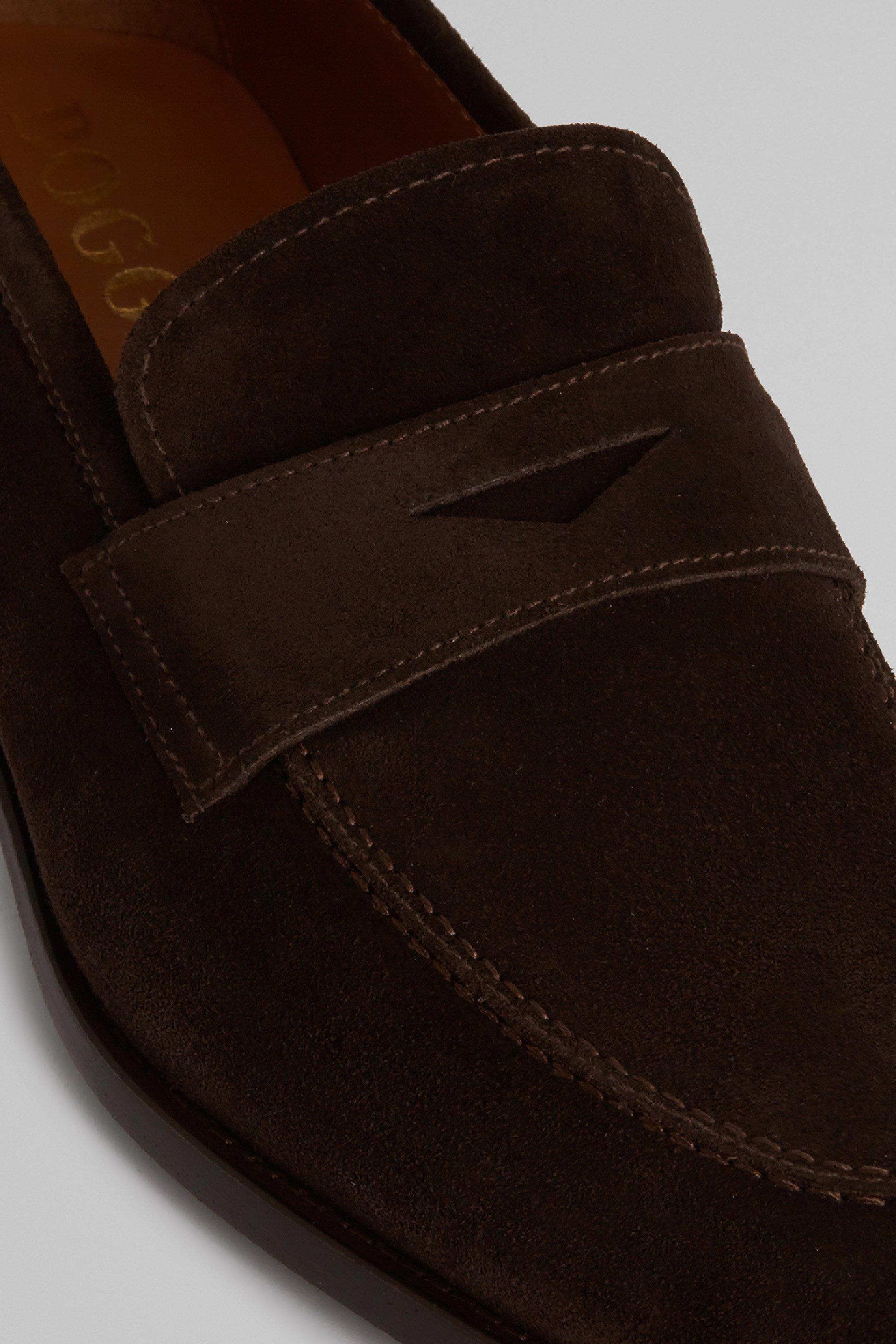 Brown Suede Loafers, , large image number 8