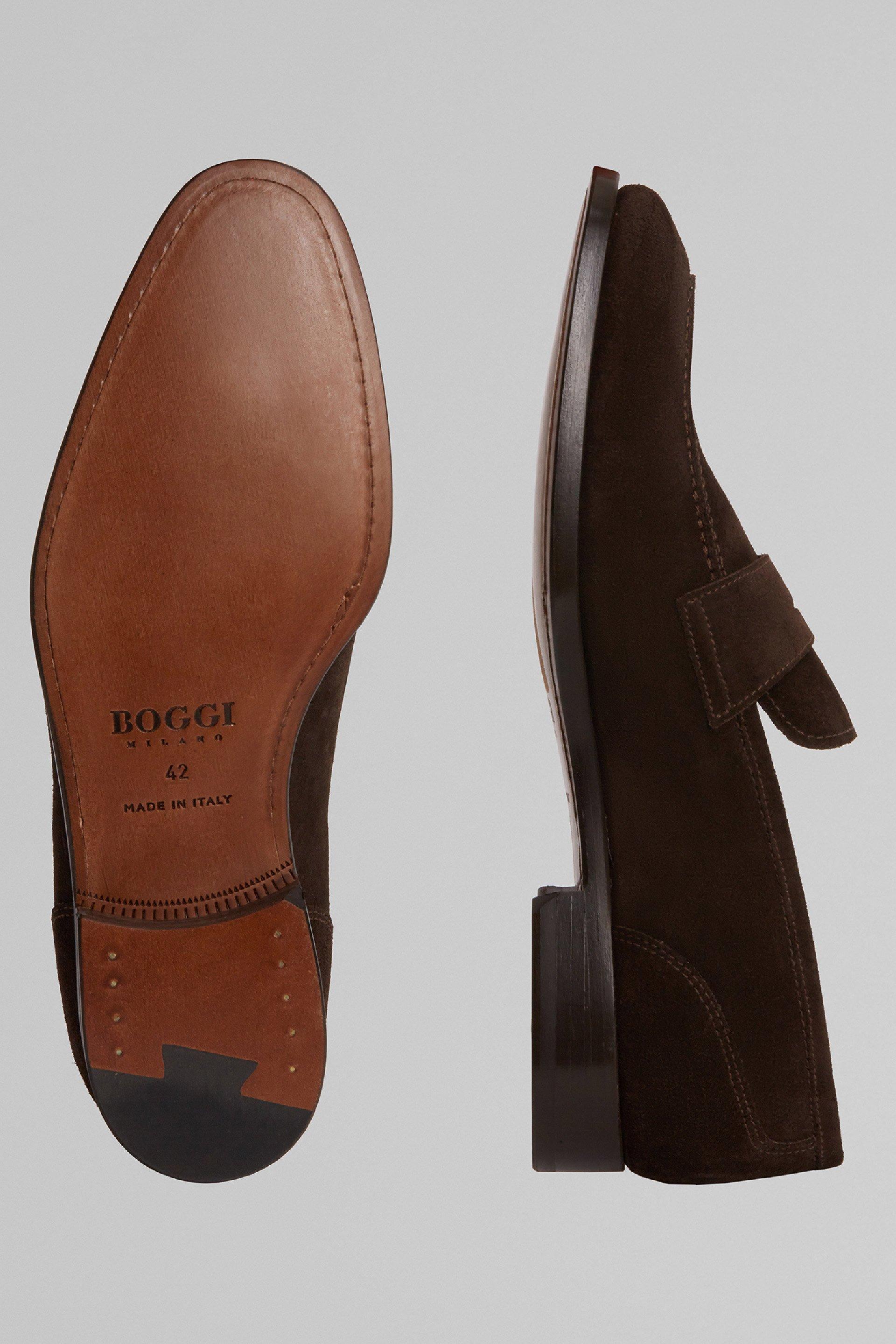 Suede Loafers Dark brown, Dark brown, large image number 12