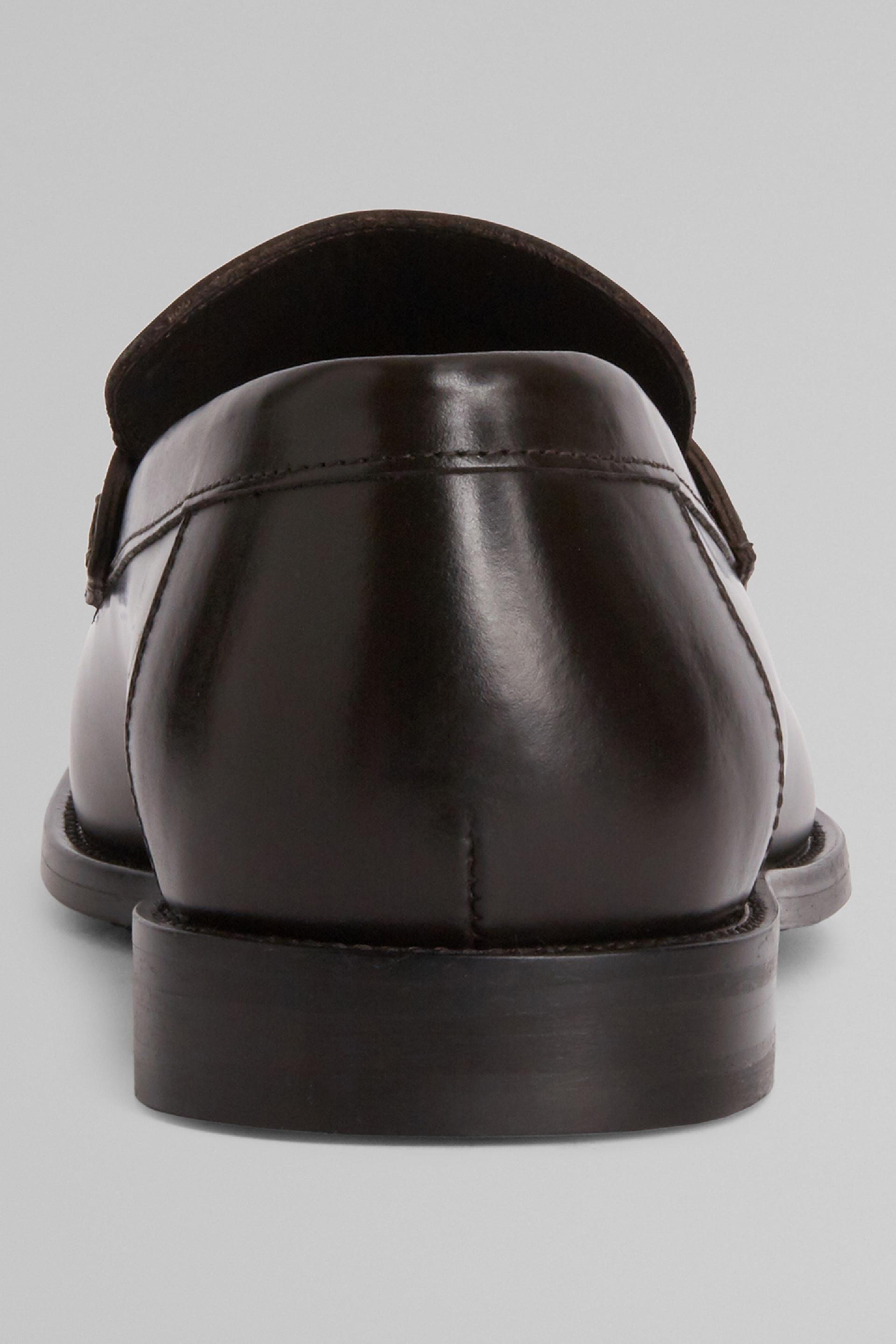 Brown Smooth Leather Loafers, , large image number 5