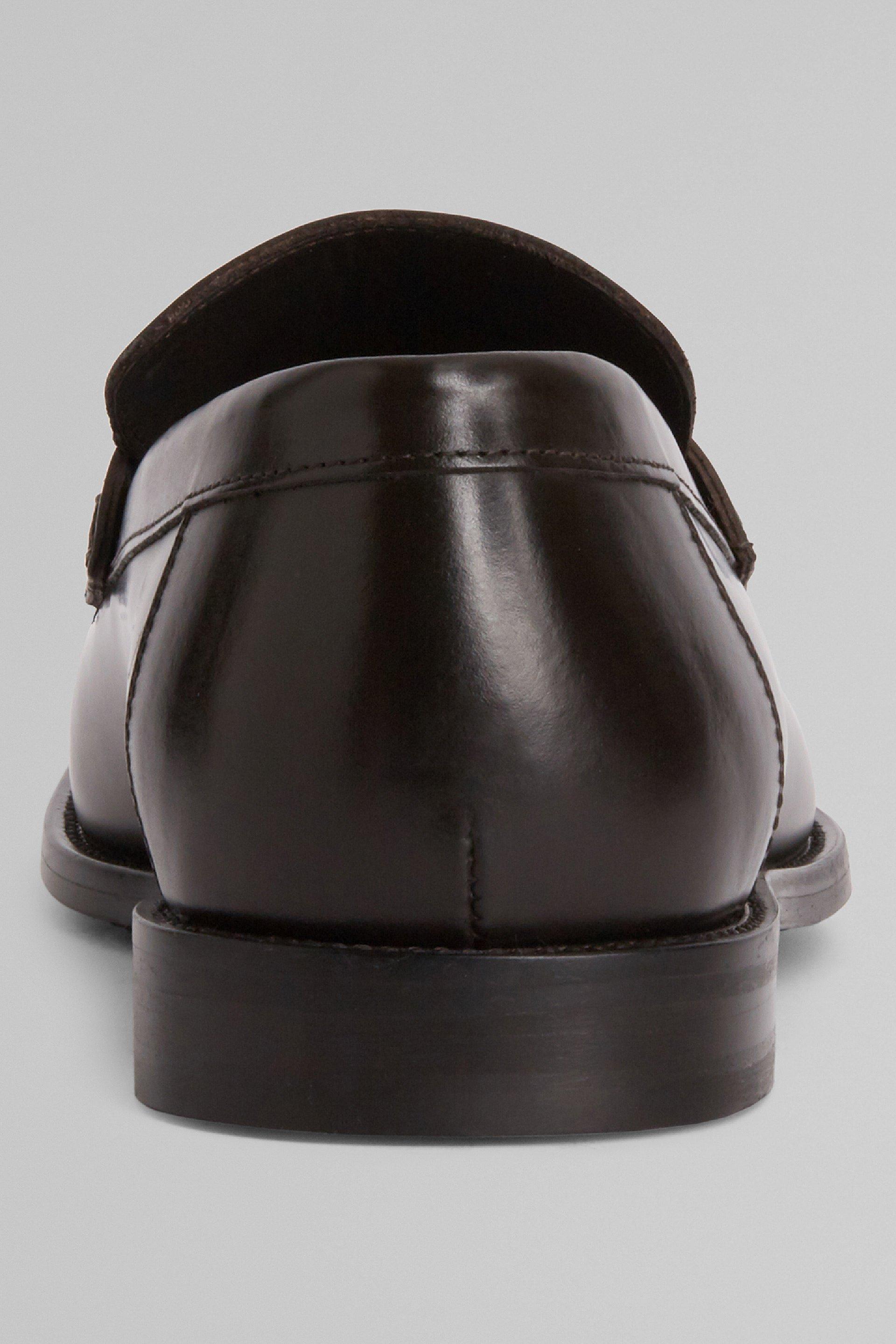 Brown Smooth Leather Loafers, , large image number 6