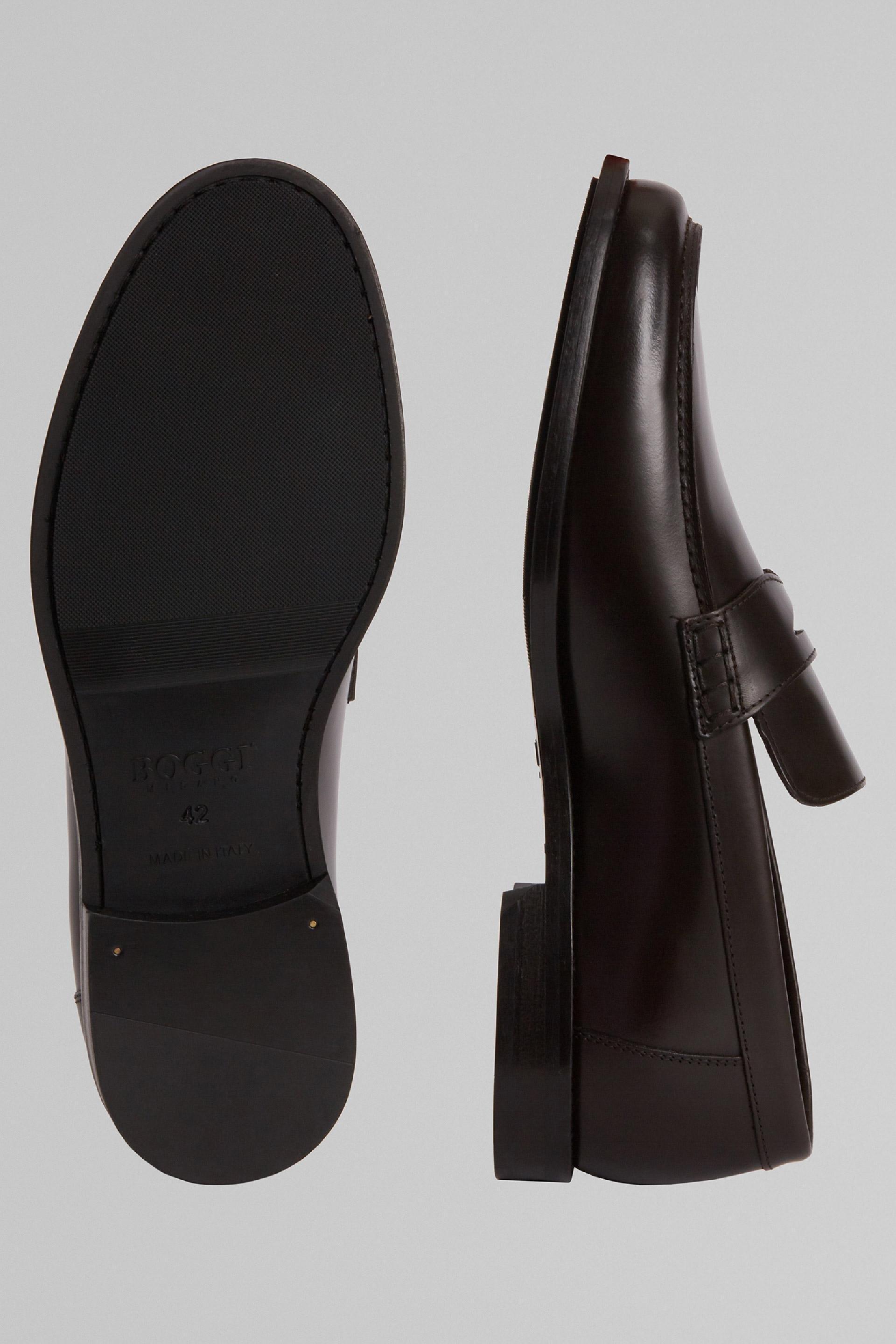 Brown Smooth Leather Loafers, , large image number 9