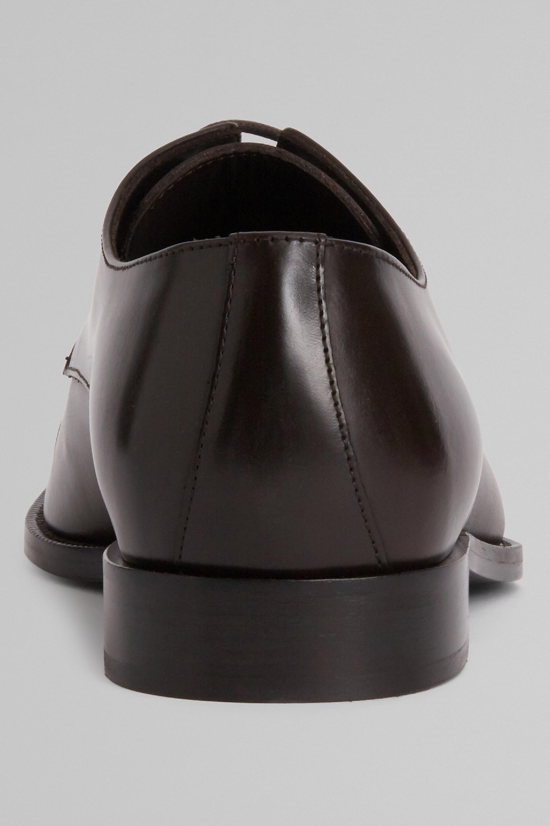 Brown Leather Derby Shoes, , large image number 5