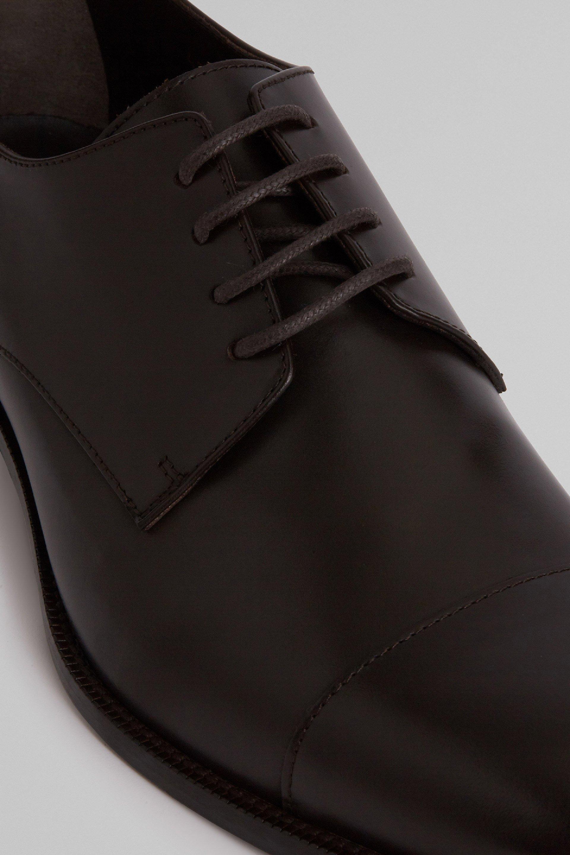 Brown Leather Derby Shoes, , large image number 10