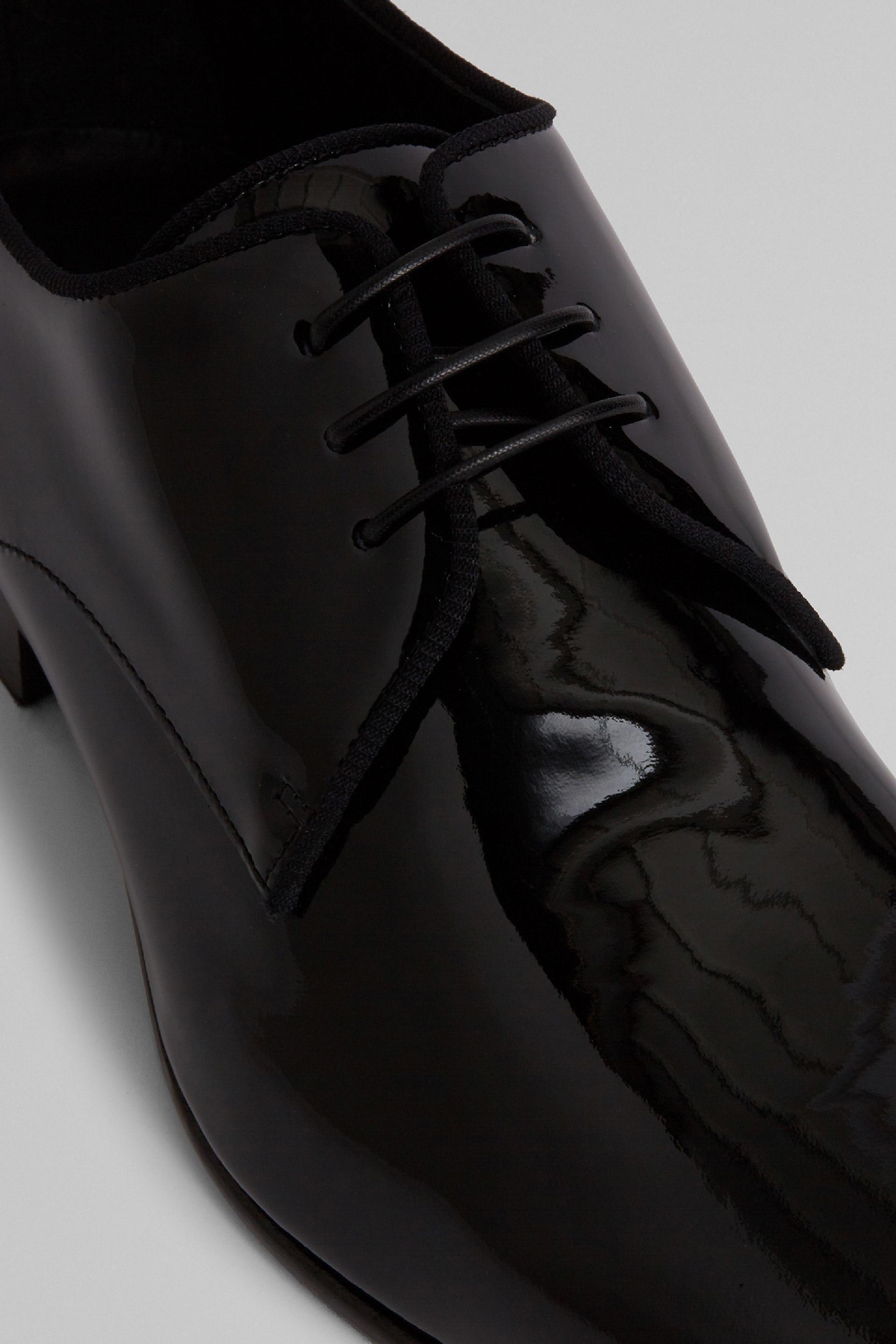 Black Patent Derby Shoes, , large image number 1