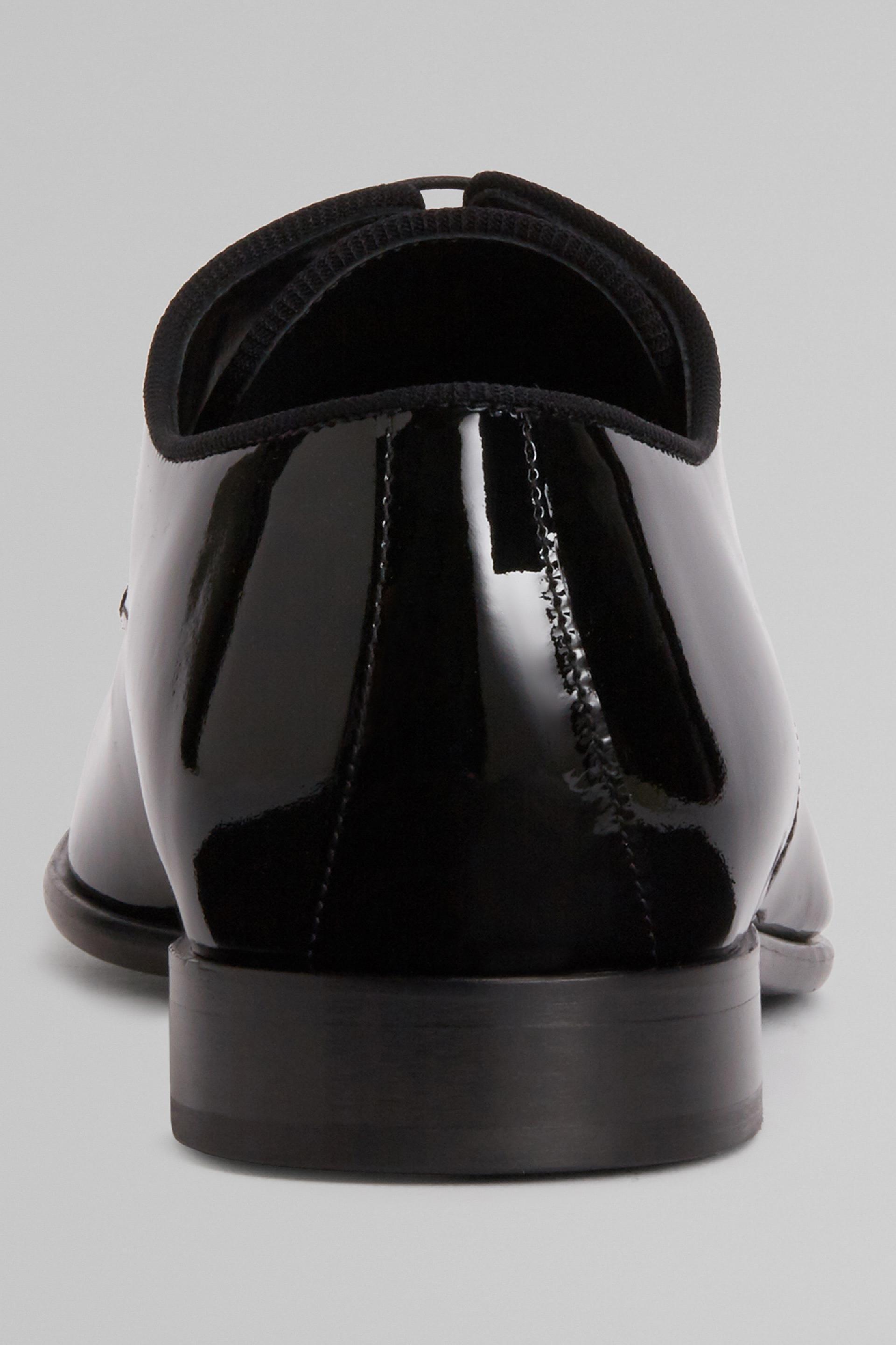 Black Patent Derby Shoes, , large image number 2