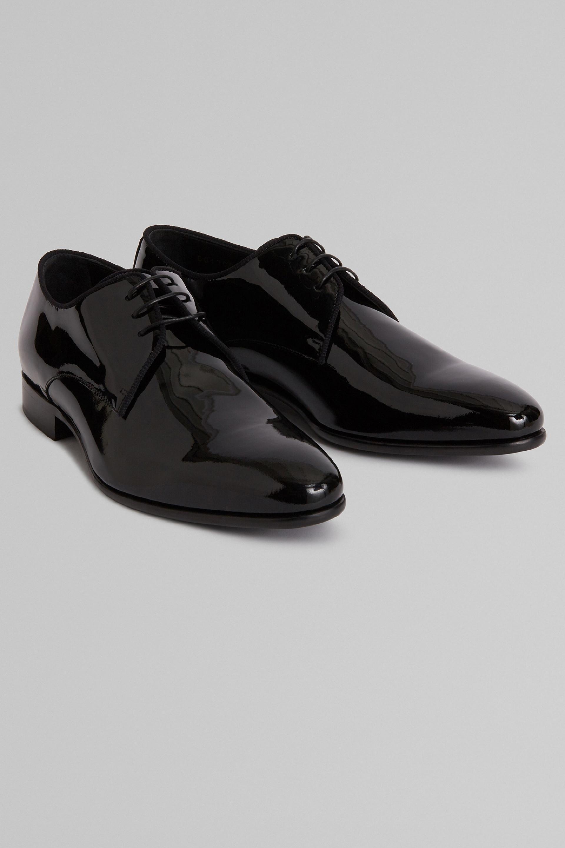 Black Patent Derby Shoes, , large image number 3