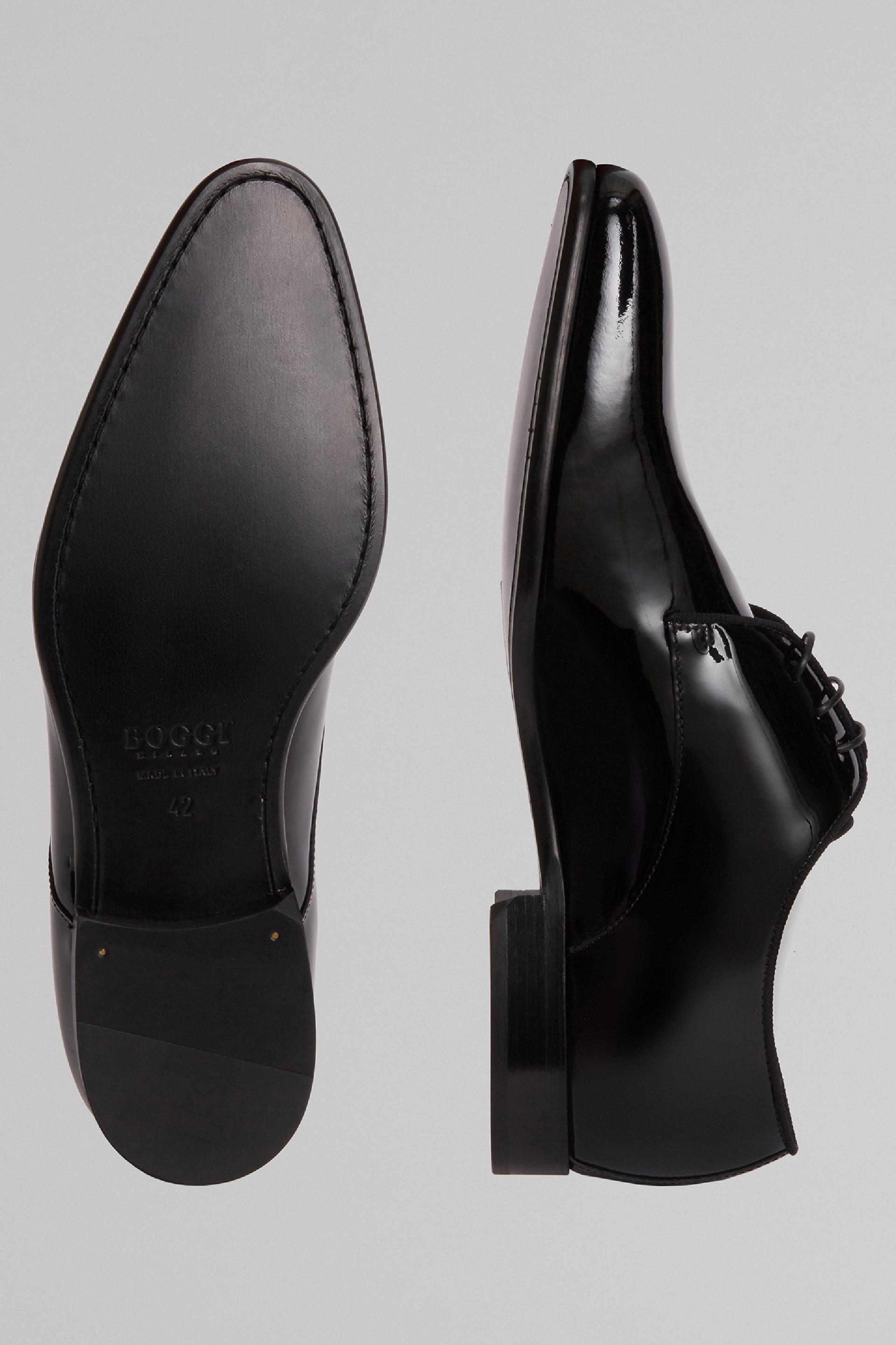 Black Patent Derby Shoes, , large image number 4
